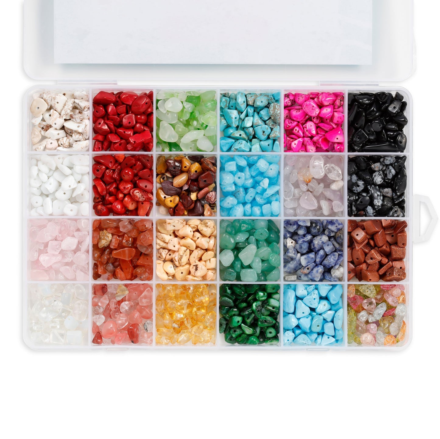 Image of Assorted Gemstone Beads Display | Caption-Assorted Gemstone Beads Display