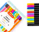 Image of Bulk Fabric Markers Set Overview | Caption-Bulk Fabric Markers Set Overview