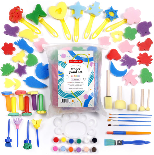 Image of Bulk Finger Paint Set Overview