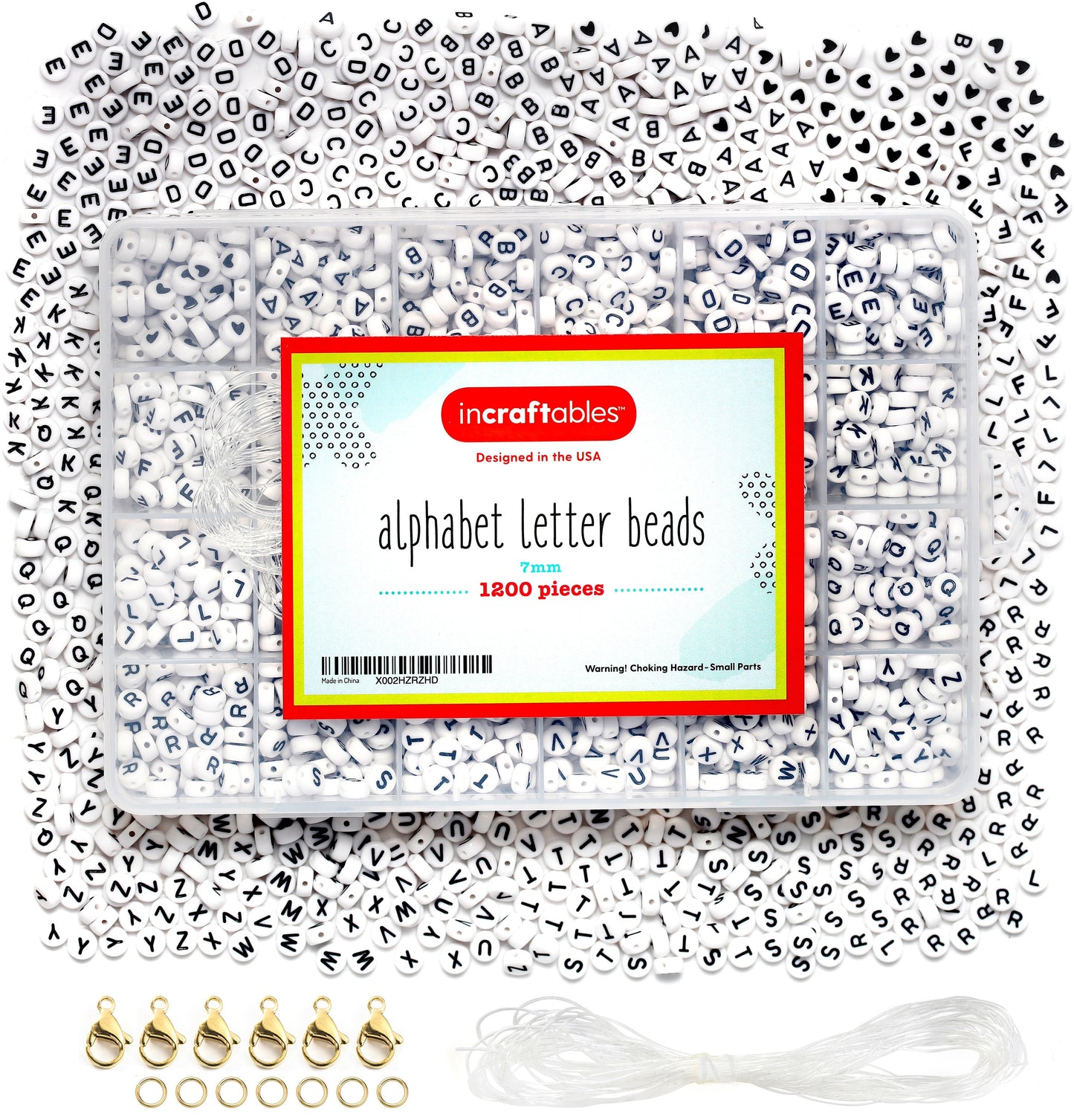 Image of Bulk Letter Beads Kit Overview | Caption-Bulk Letter Beads Kit Overview