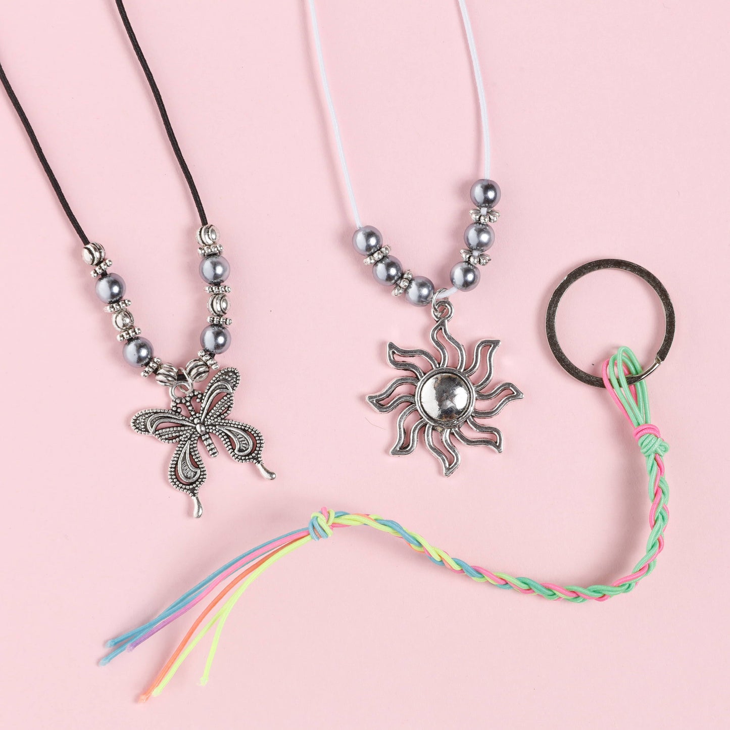 Image of Jewelry Making with Bulk Elastic String 3pcs Set | Caption-Jewelry Making with Bulk Elastic String 3pcs Set