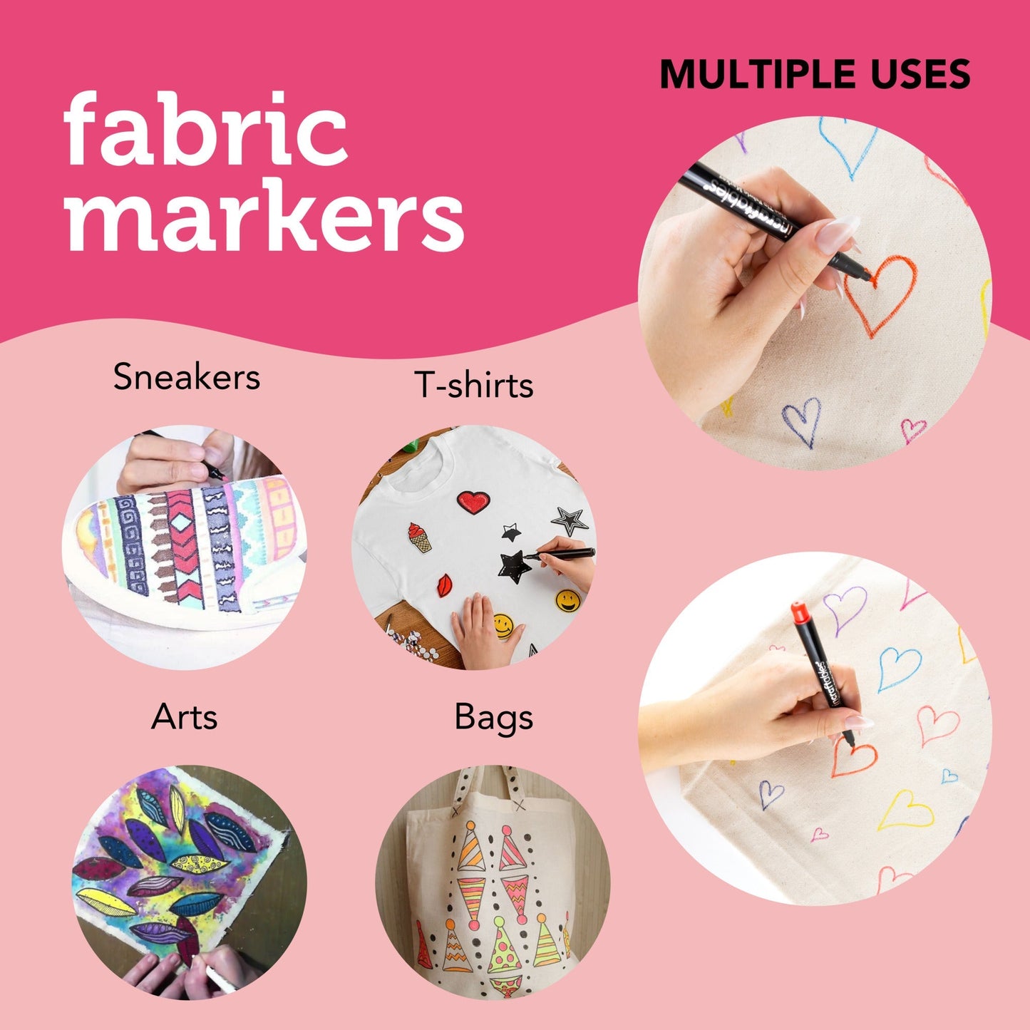 Image of Multiple Uses for Bulk Fabric Markers | Caption-Multiple Uses for Bulk Fabric Markers