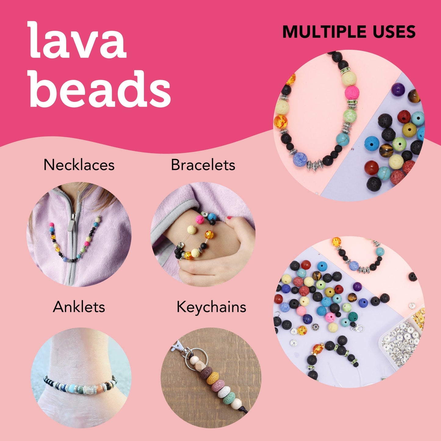 Image of Multiple Uses for Bulk Lava Beads | Caption-Multiple Uses for Bulk Lava Beads