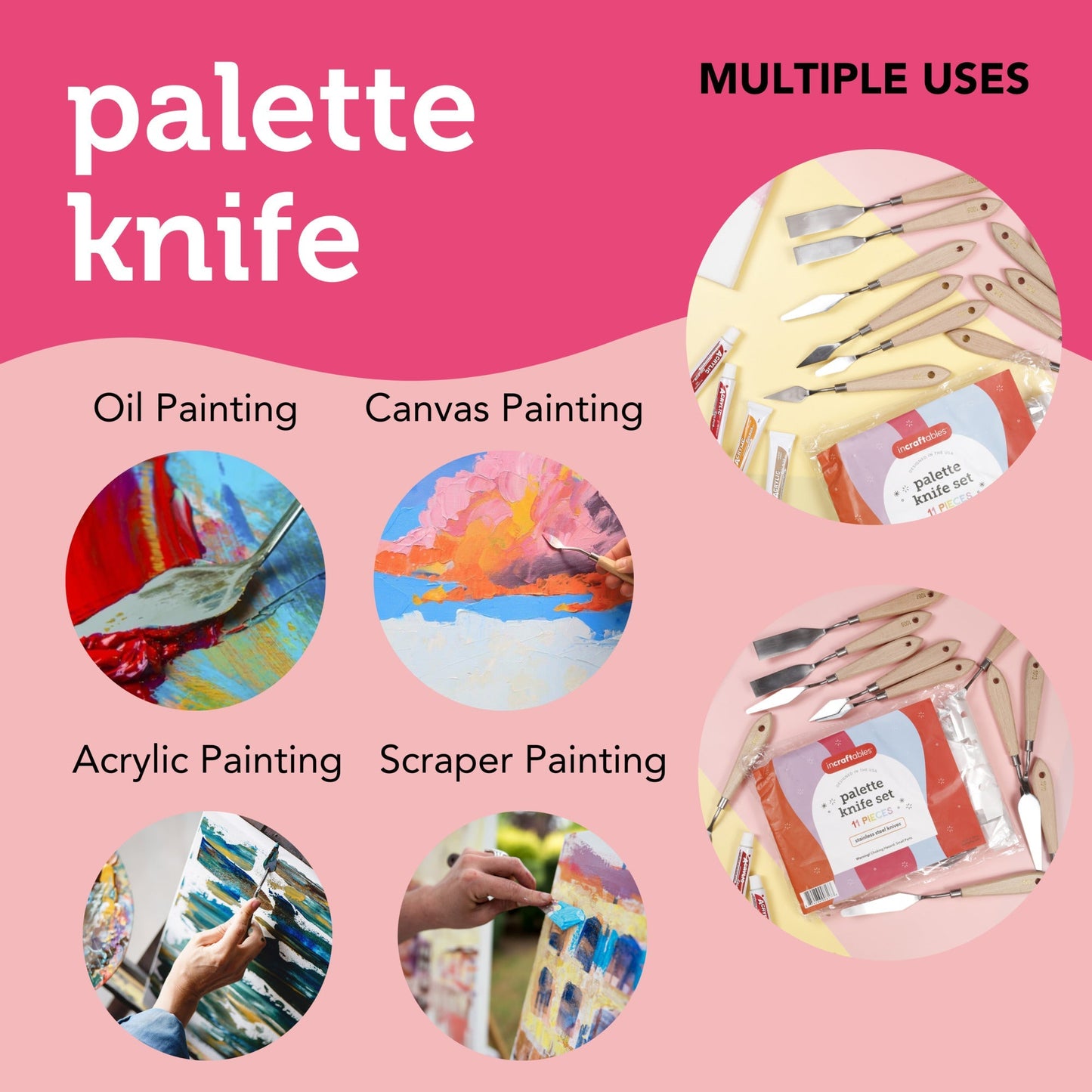 Image of Multiple Uses for Bulk Palette Knife | Caption-Multiple Uses for Bulk Palette Knife