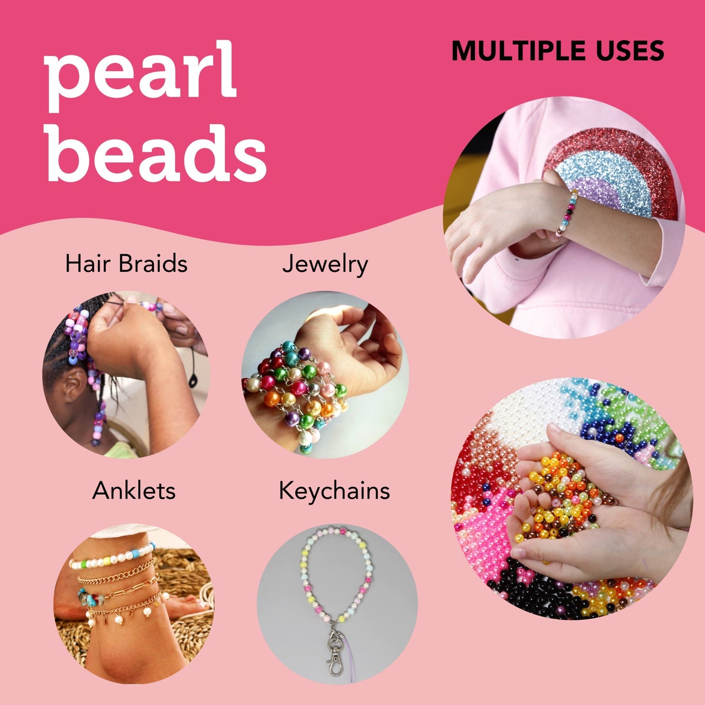 Image of Multiple Uses for Bulk Pearl Beads | Caption-Multiple Uses for Bulk Pearl Beads