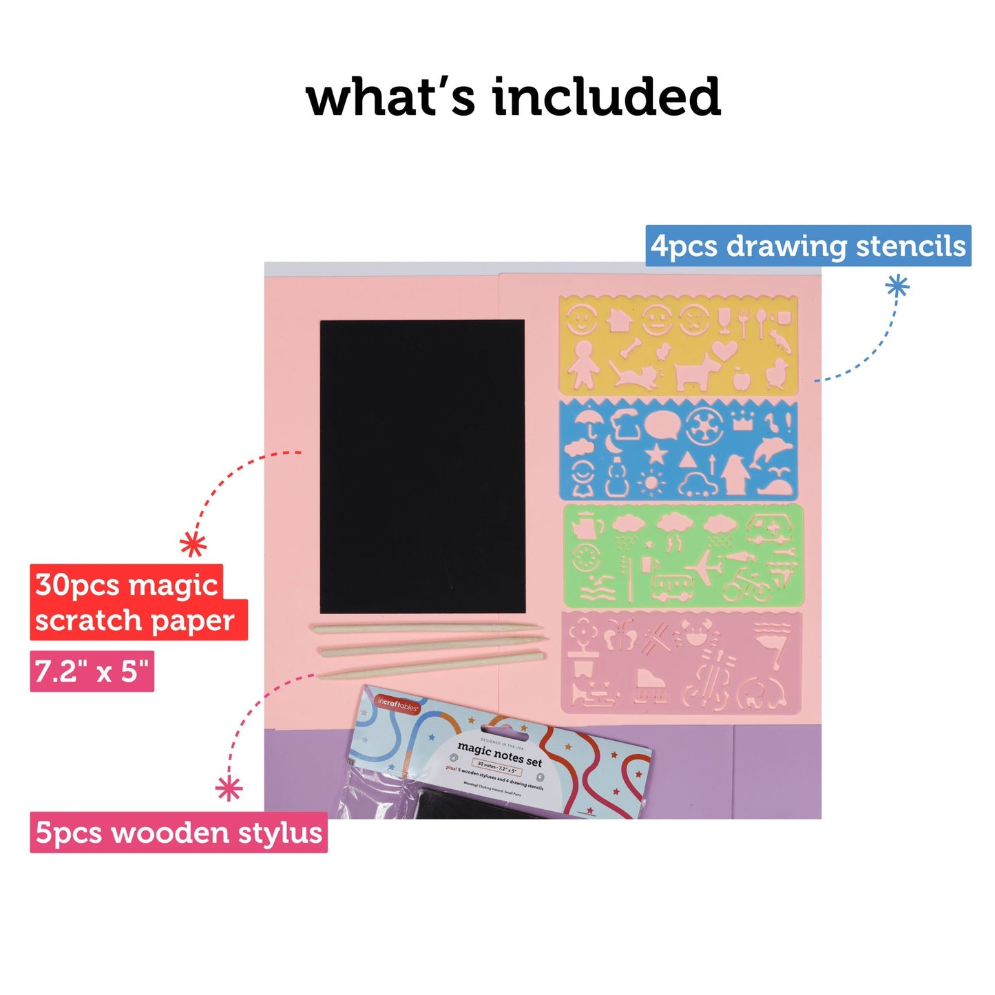 Image of What's Included in the Bulk Magic Notes Set | Caption-What's Included in the Bulk Magic Notes Set