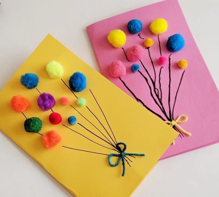 Four Pom Pom Crafts to Cheer For!