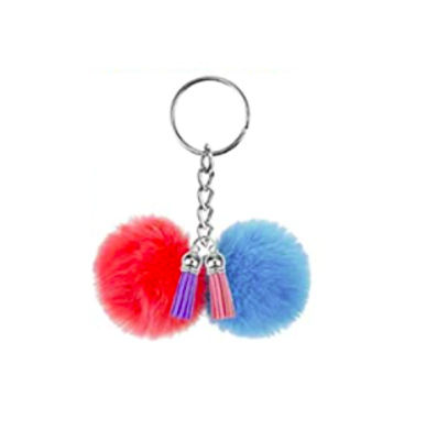 Crafts with Pom Pom Keychain Balls