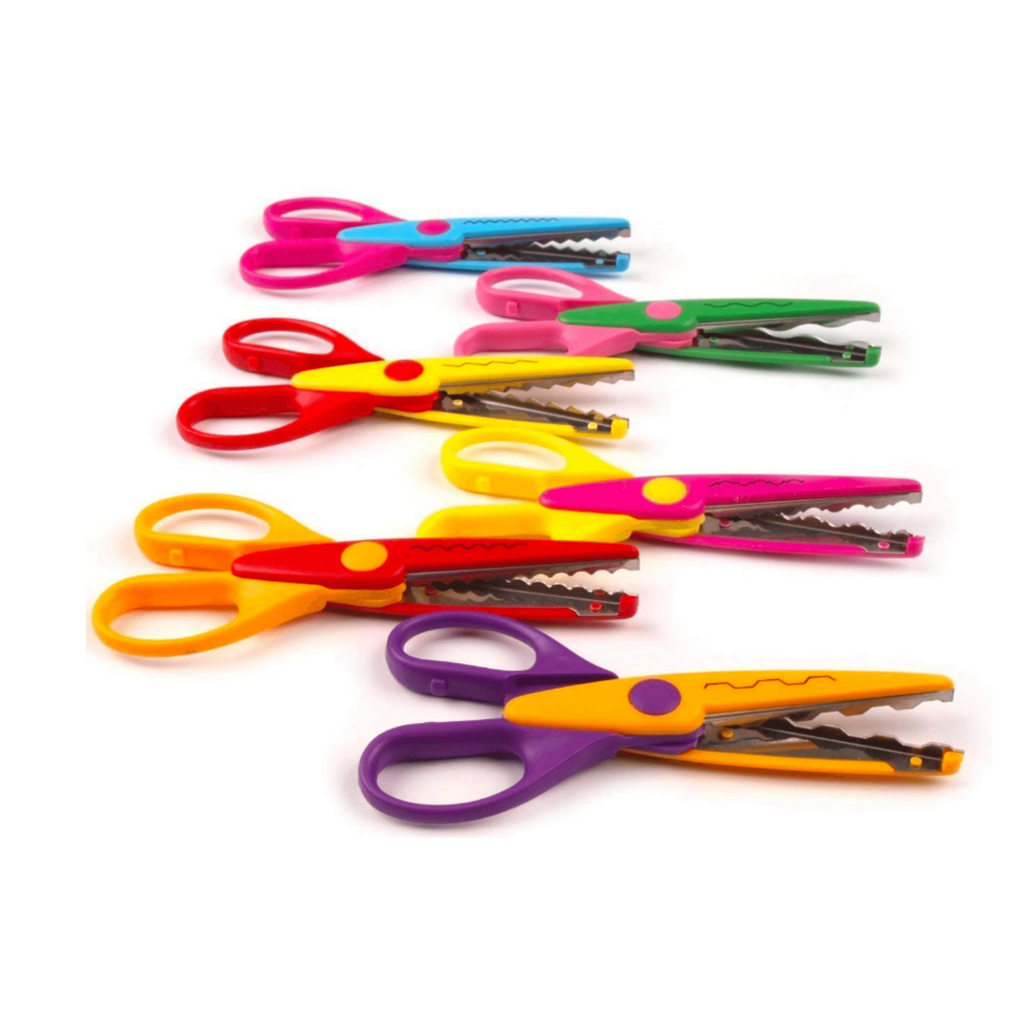 Bulk Craft Pattern Scissors 6pcs