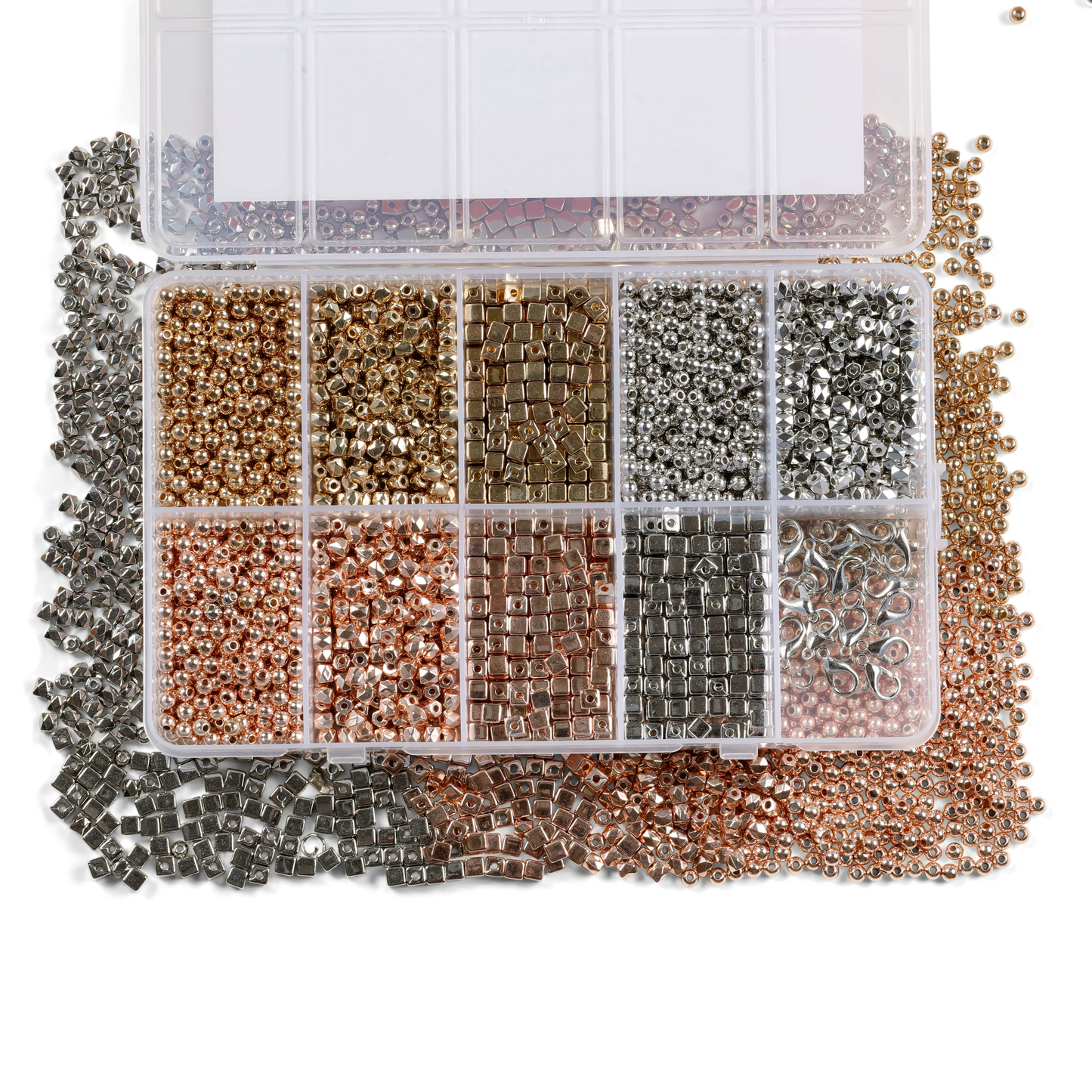Image of Assorted Spacer Beads in the Bulk Spacer Beads 3000 Set | Caption-Assorted Spacer Beads in the Bulk Spacer Beads 3000 Set