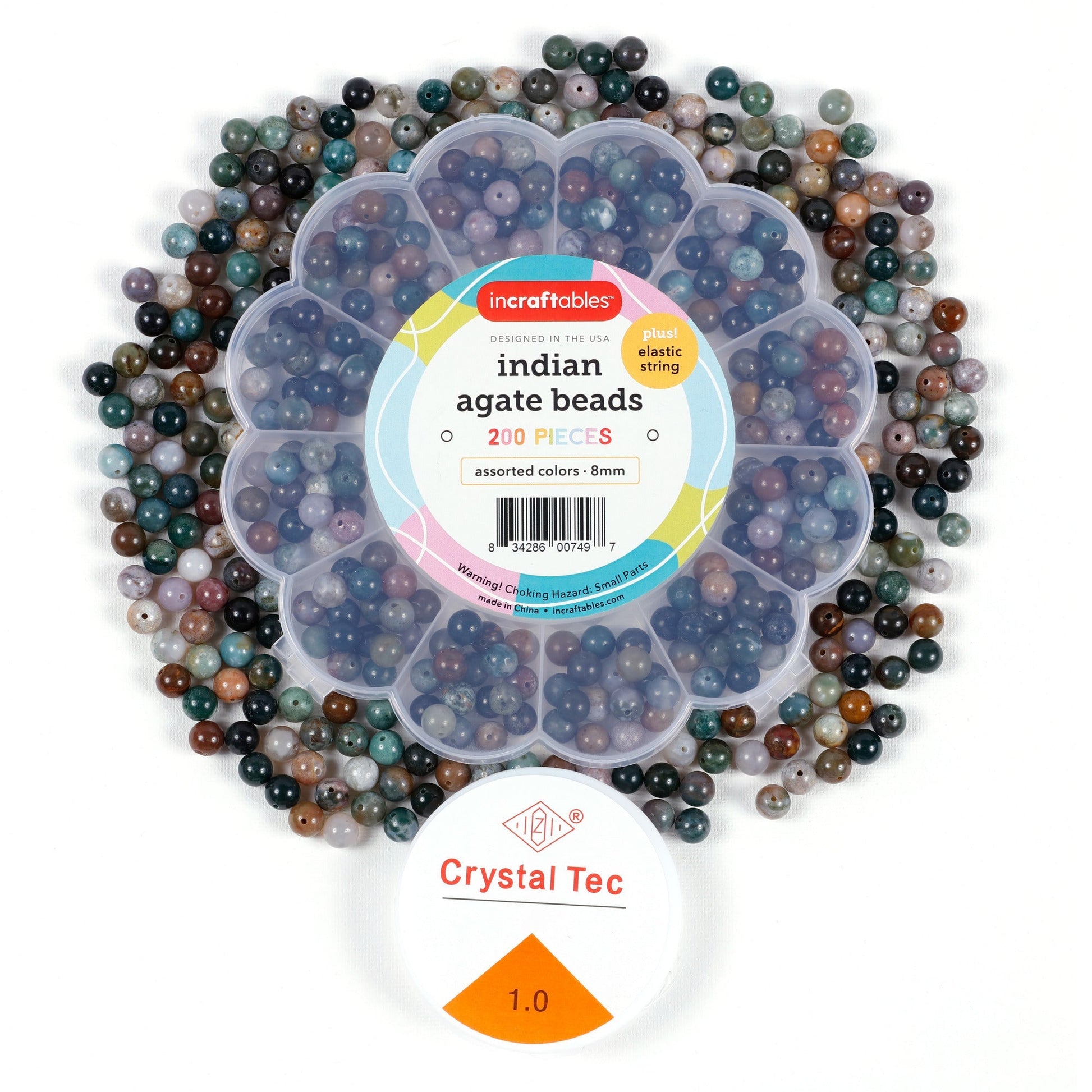 Image of Bulk Indian Agate Beads Overview | Caption-Bulk Indian Agate Beads Overview