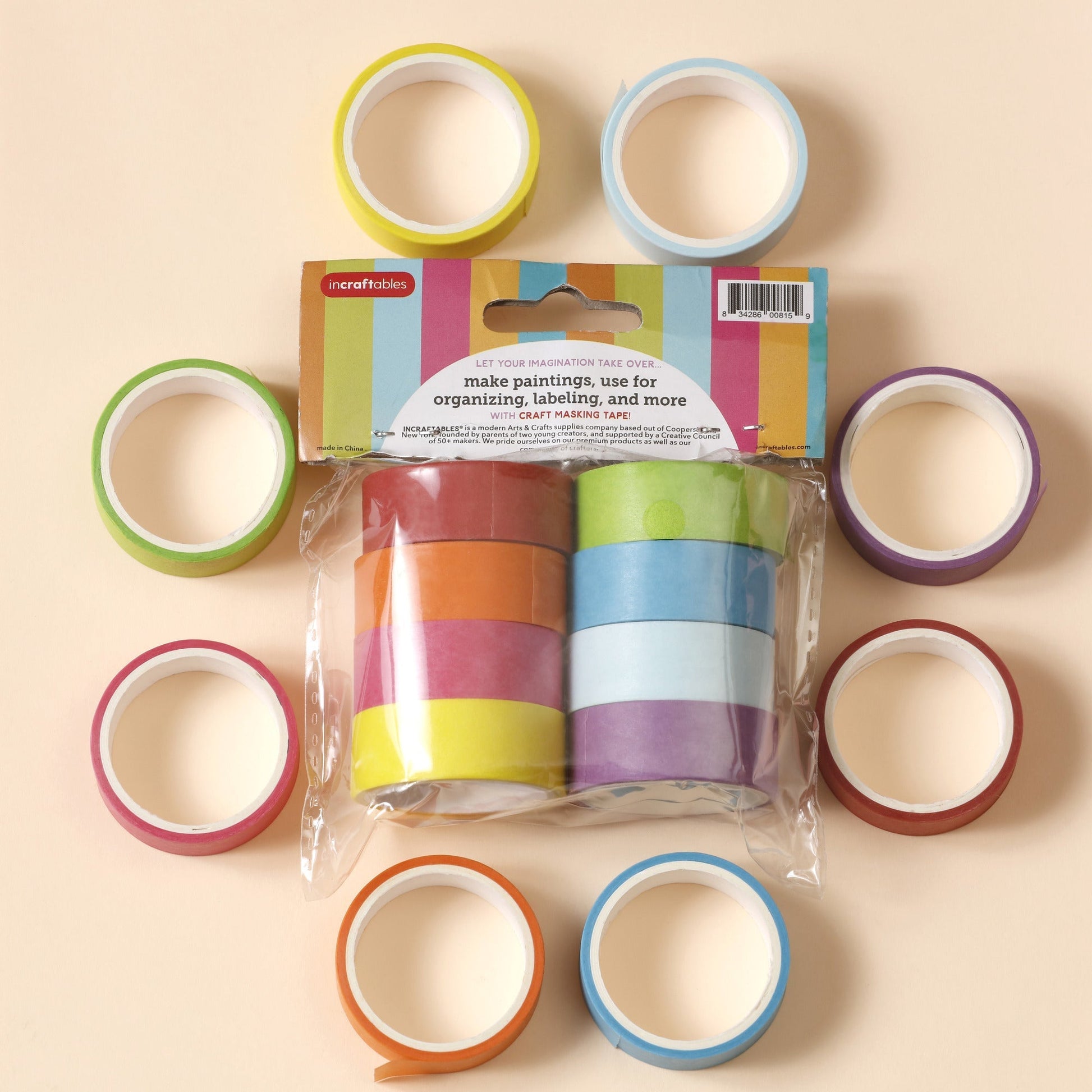 Image of Bulk Craft Masking Tape Application Display