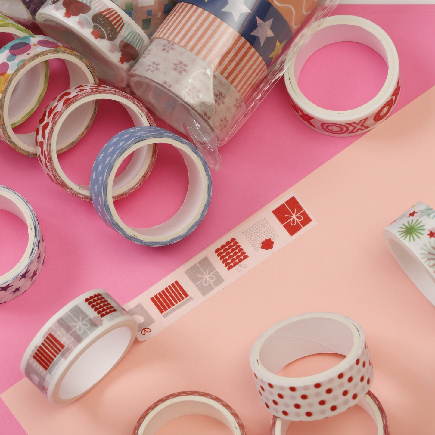 Image of Bulk Craft Washi Tape Assortment | Caption-Bulk Craft Washi Tape Assortment