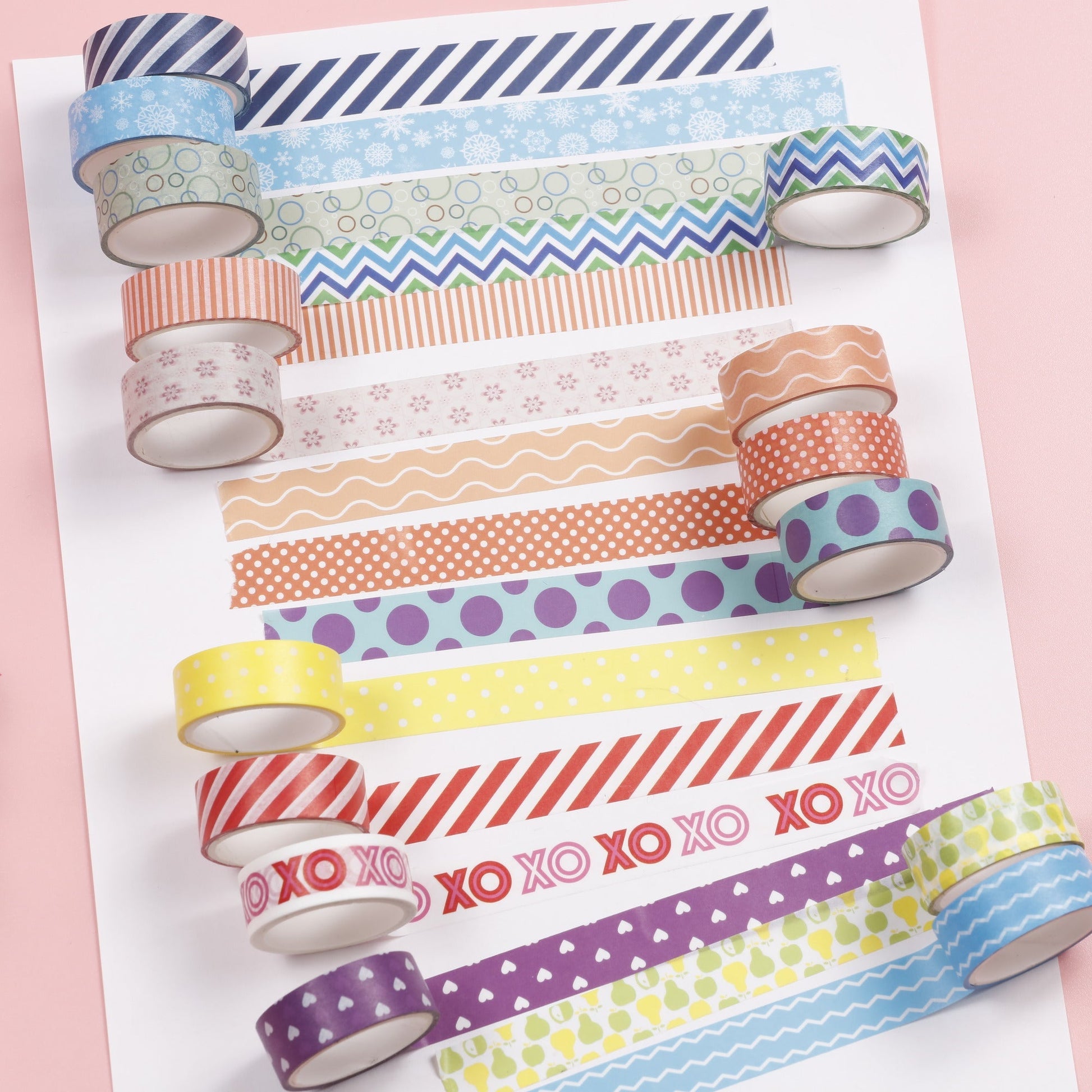 Image of Bulk Craft Washi Tape Close-up Display