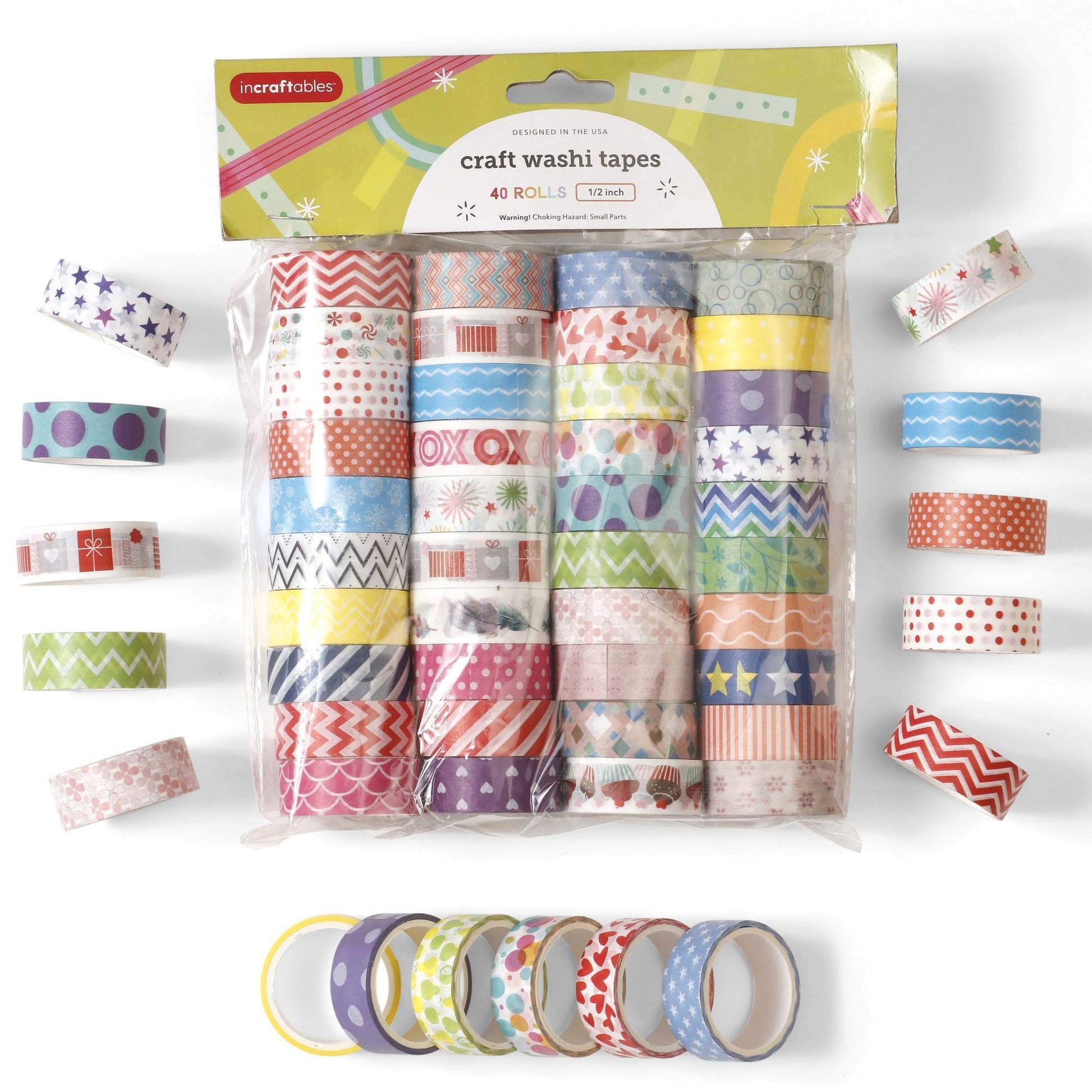 Image of Bulk Craft Washi Tape Overview | Caption-Bulk Craft Washi Tape Overview