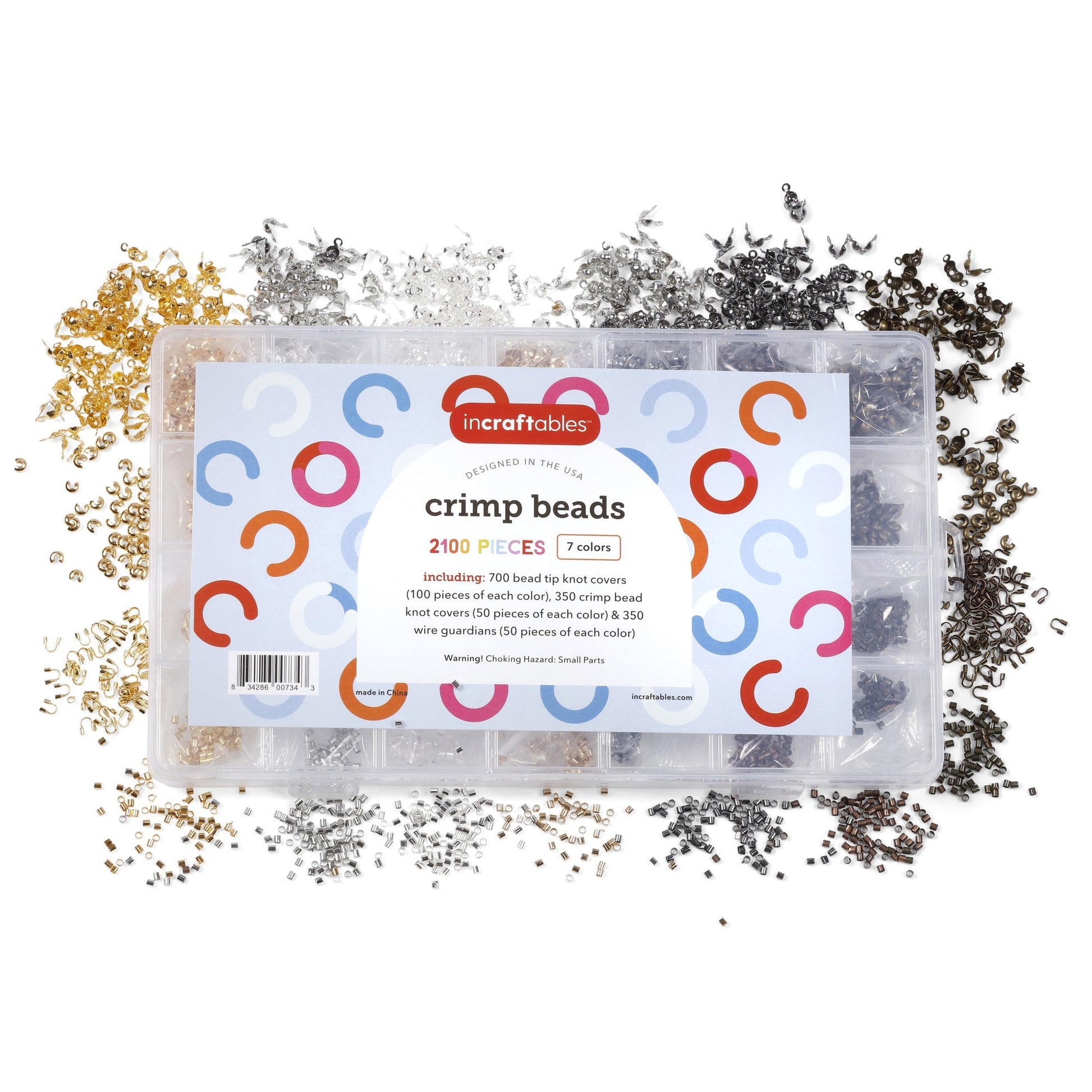 Image of Bulk Crimp Beads Set Overview