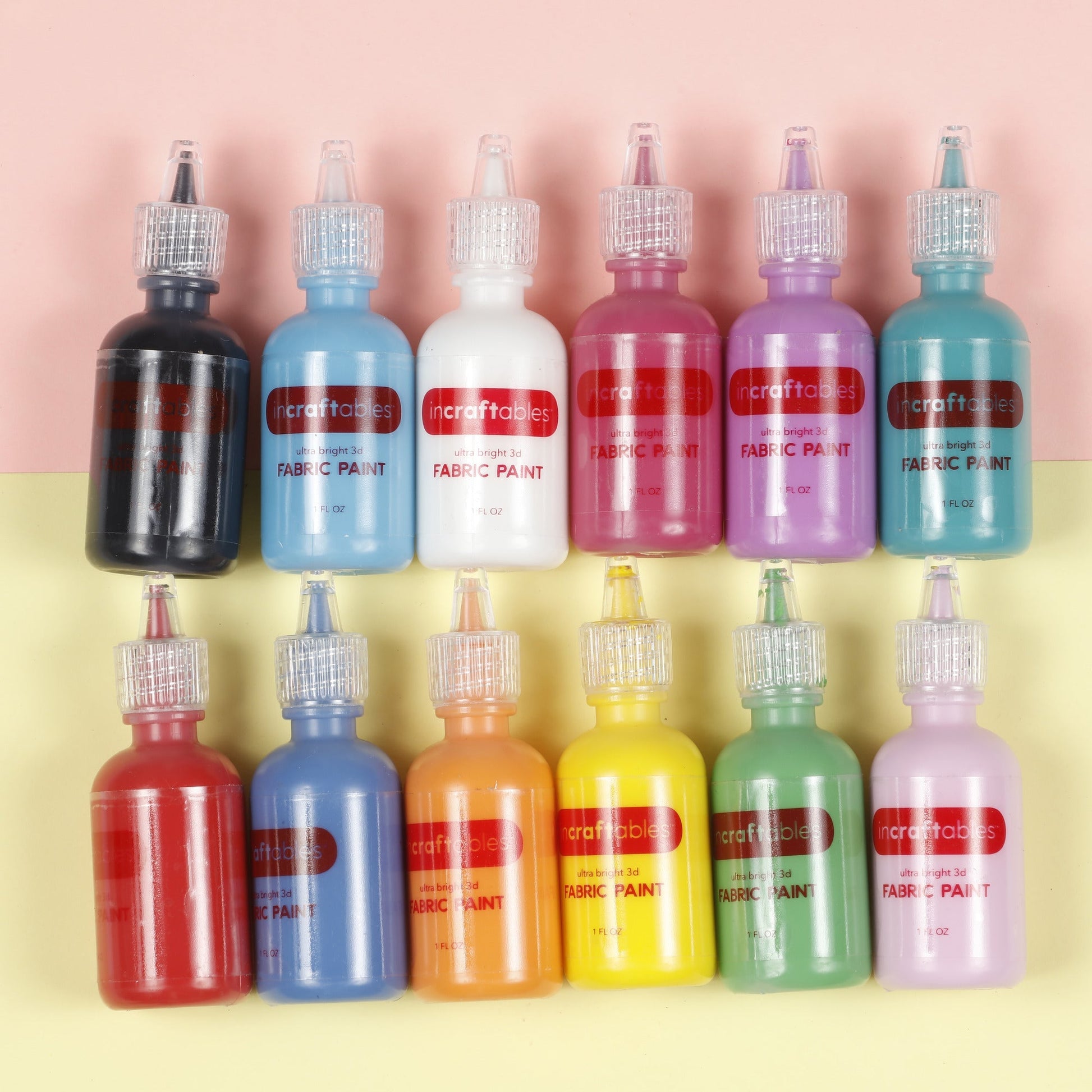 Image of Bulk Fabric Paint Set Assortment | Caption-Bulk Fabric Paint Set Assortment