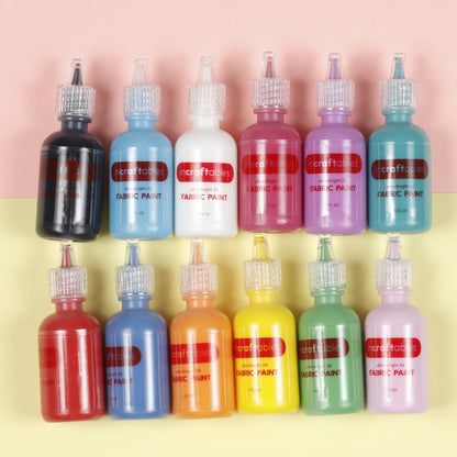 Image of Bulk Fabric Paint Set Assortment 