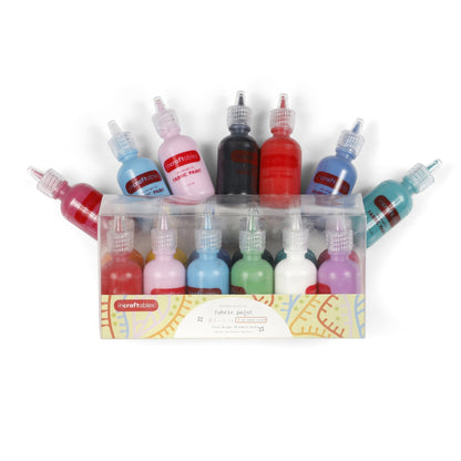 Image of Bulk Fabric Paint Set Display 