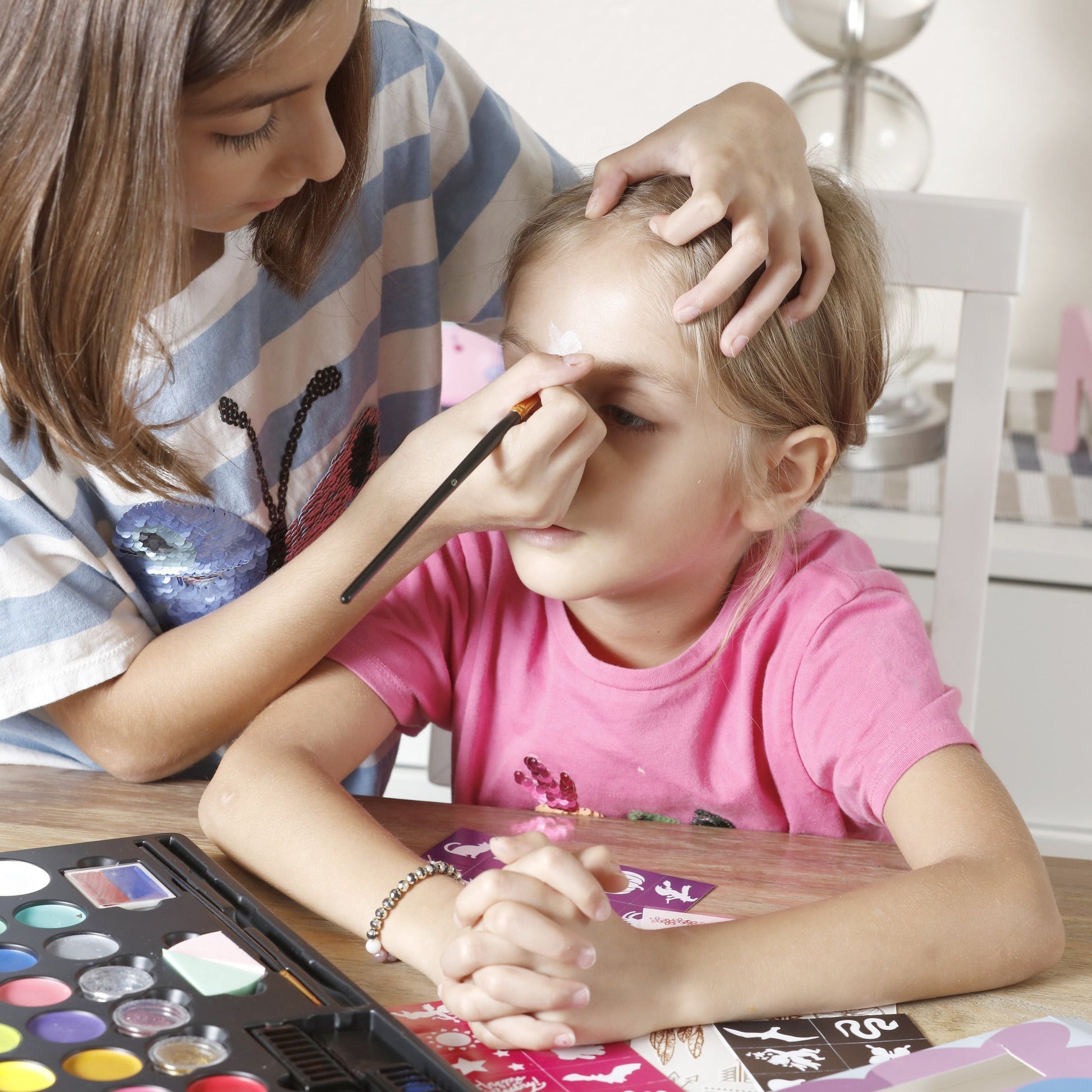Image of Bulk Face Paint Kit Stencil Display