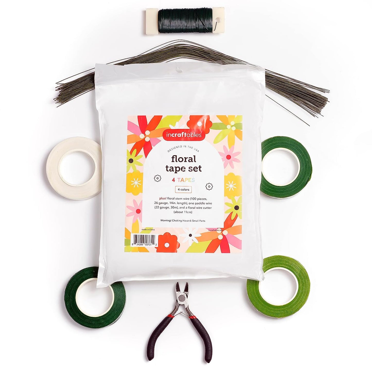 Image of Bulk Floral Tape Set Overview | Caption-Bulk Floral Tape Set Overview