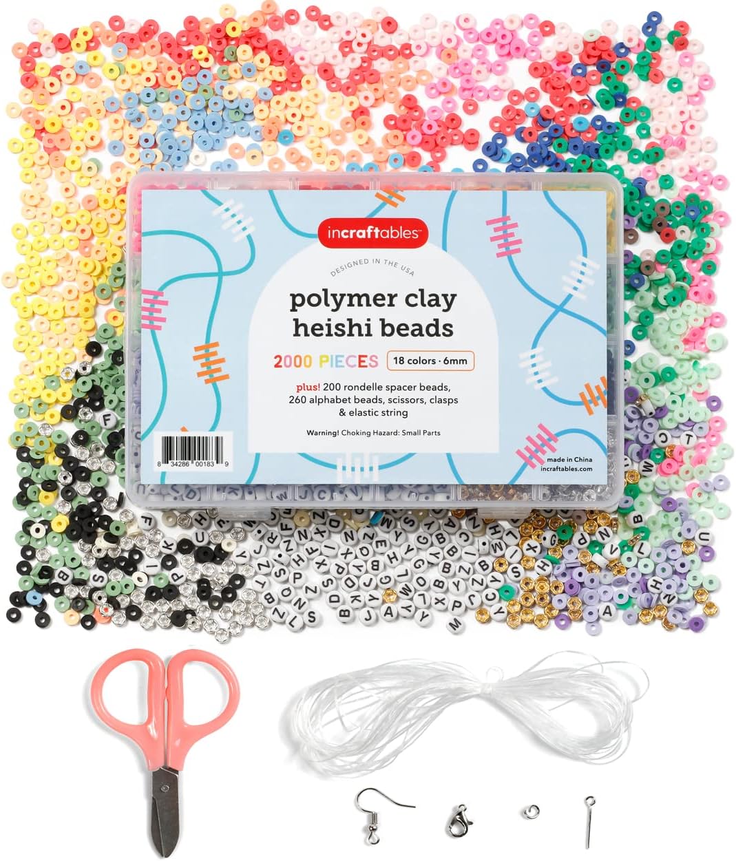 Image of Bulk Heishi Beads Set Overview