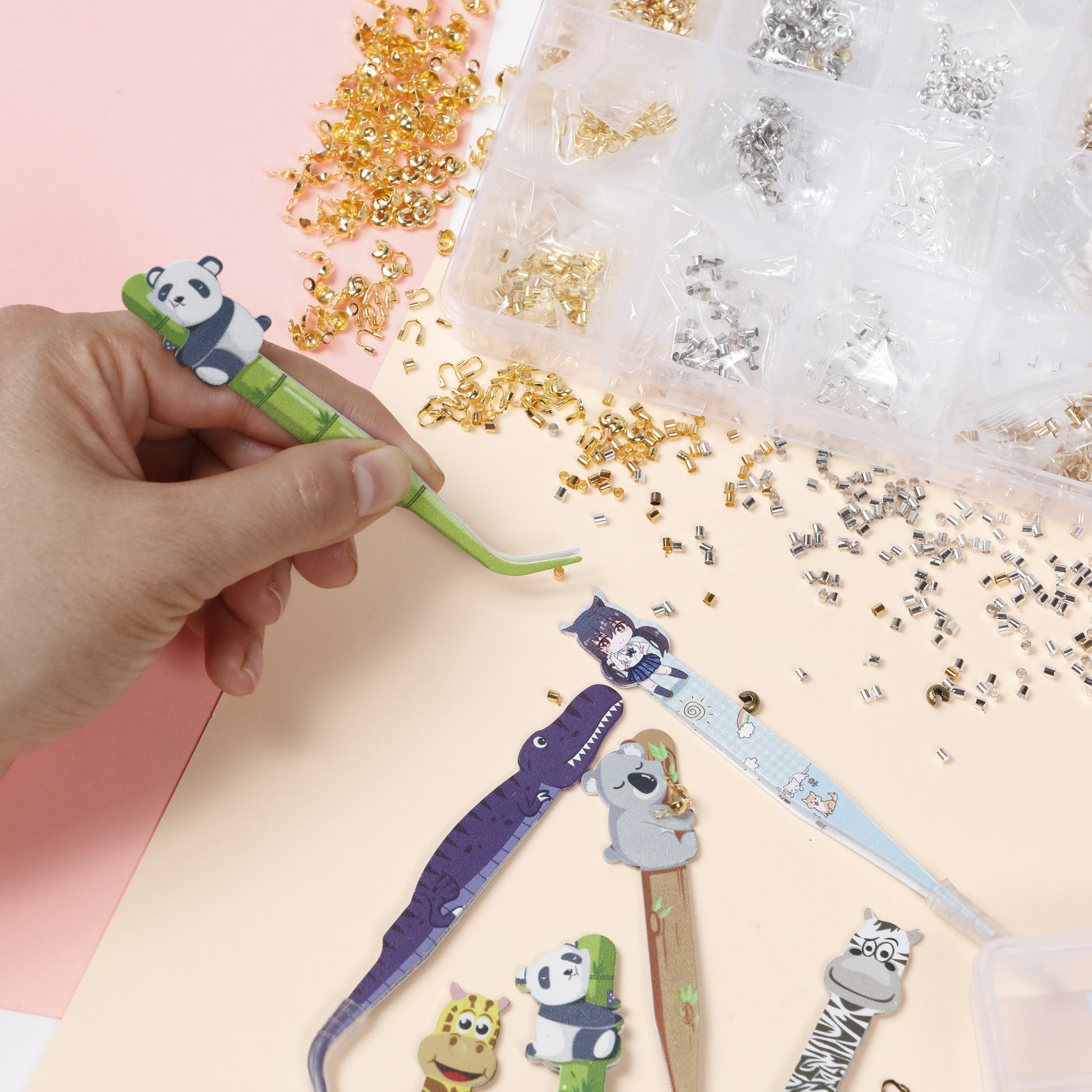 Image of Bulk Kids Tweezer Variety Display