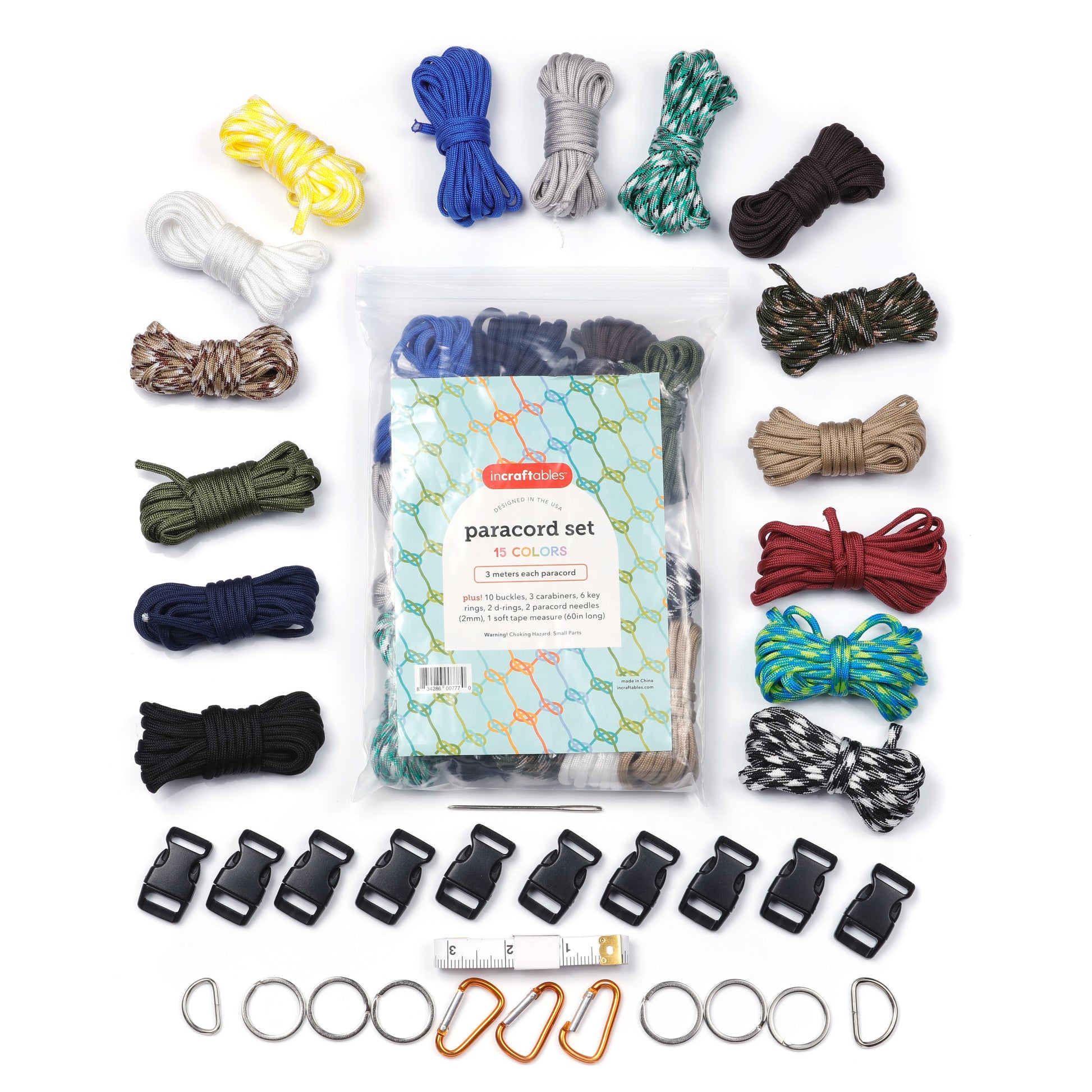 Image of Bulk Paracord Set Overview