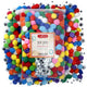 Image of Bulk Pom Poms 300pcs Set Overview  | Caption-Bulk Pom Poms 300pcs Set Overview