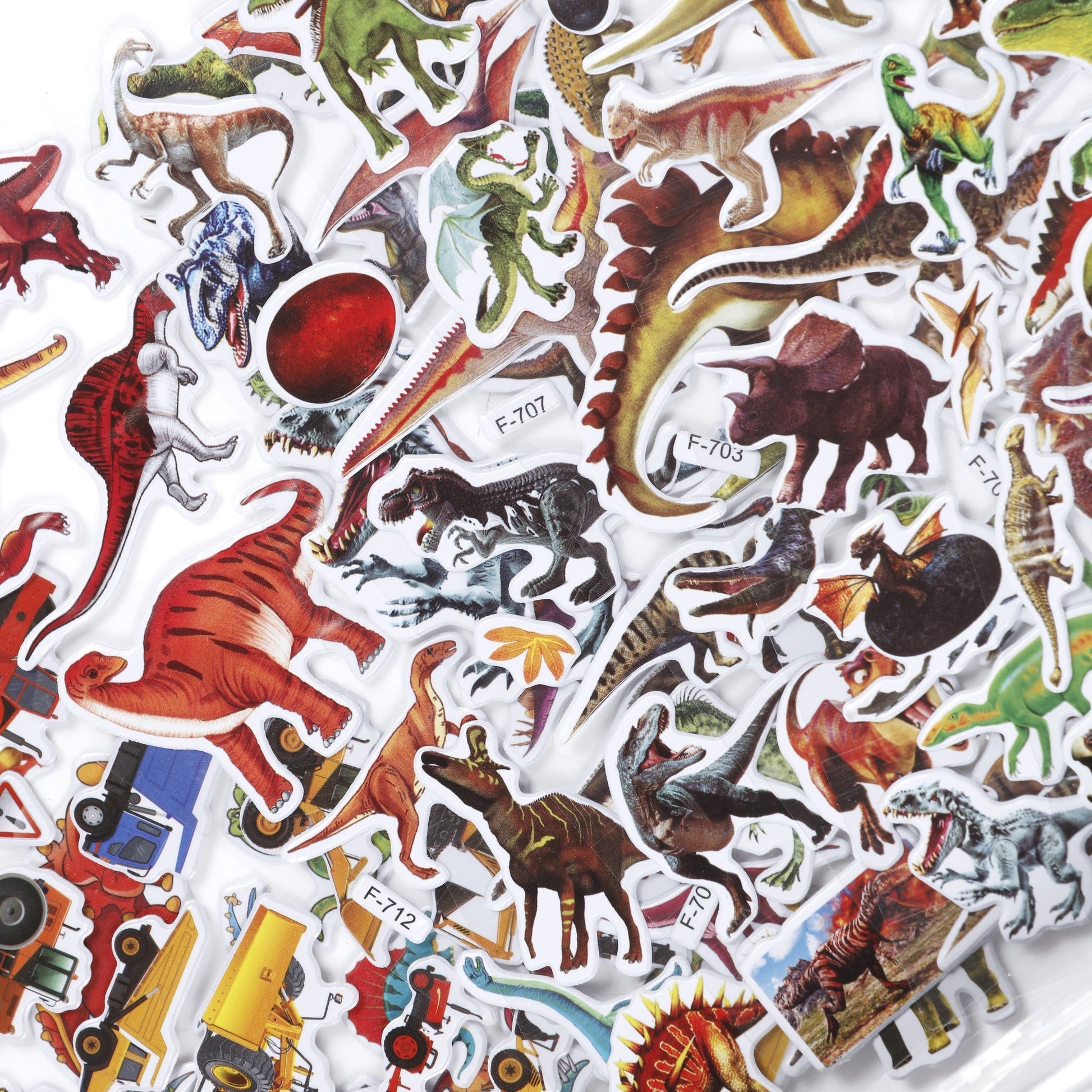 Image of Bulk Puffy Sticker Boy Close-up Display