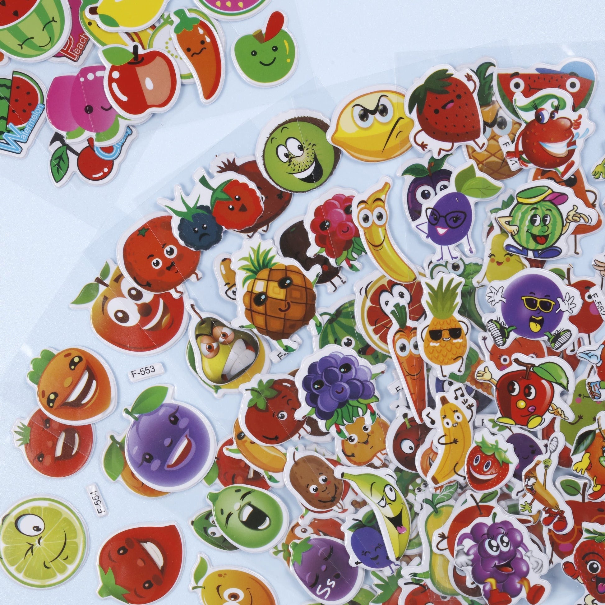 Image of Bulk Puffy Sticker Boy in Hand Display