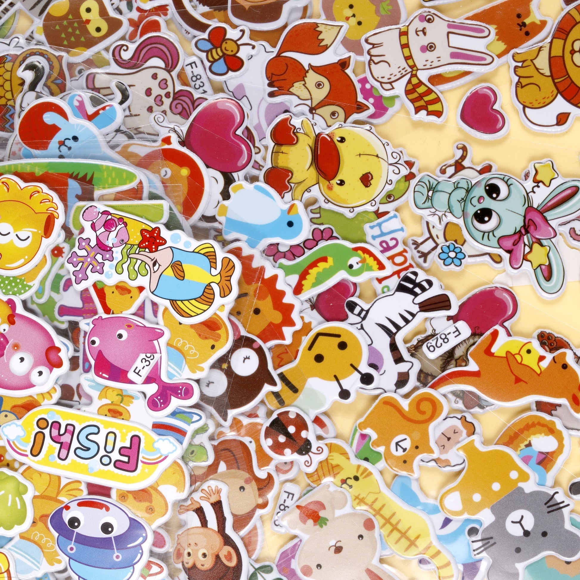 Image of Bulk Puffy Sticker Girl Assortment