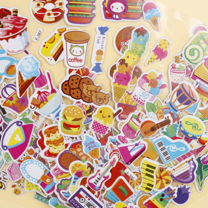 Image of Bulk Puffy Sticker Girl Display 