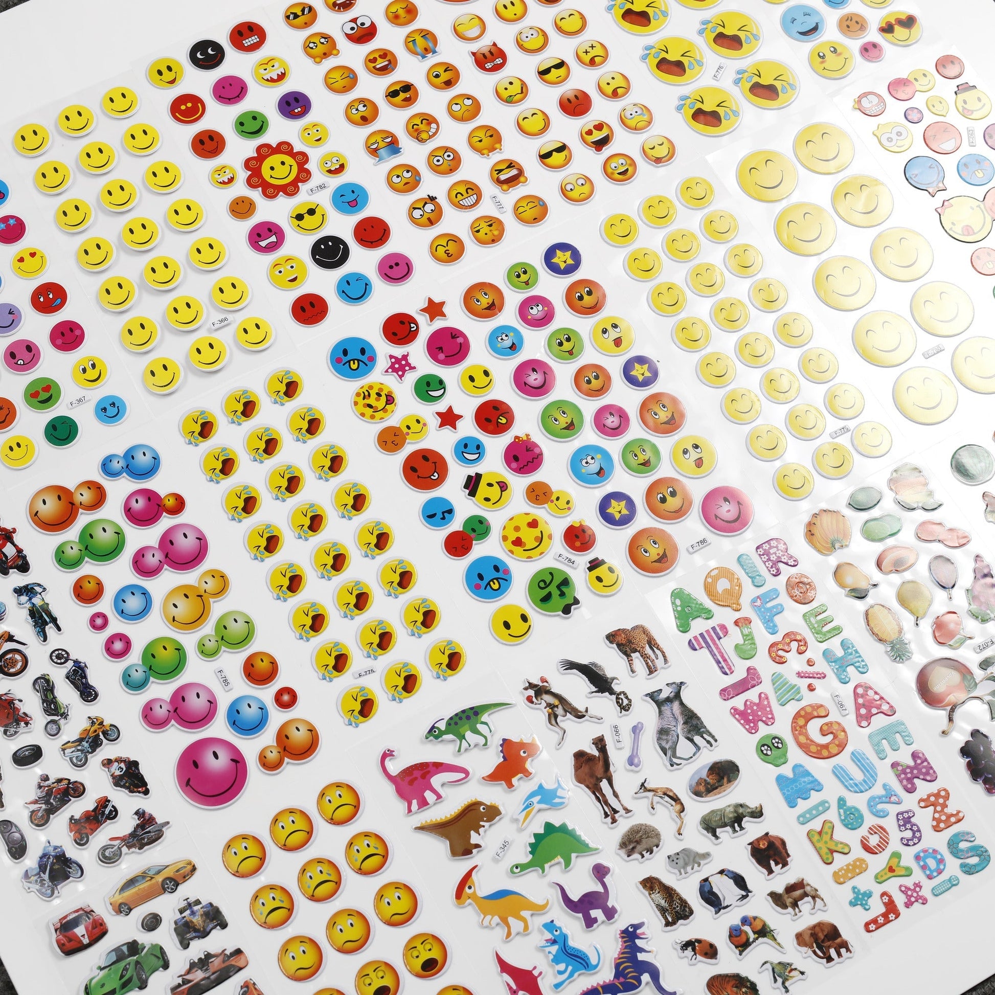 Image of Bulk Puffy Sticker Unisex Assortment