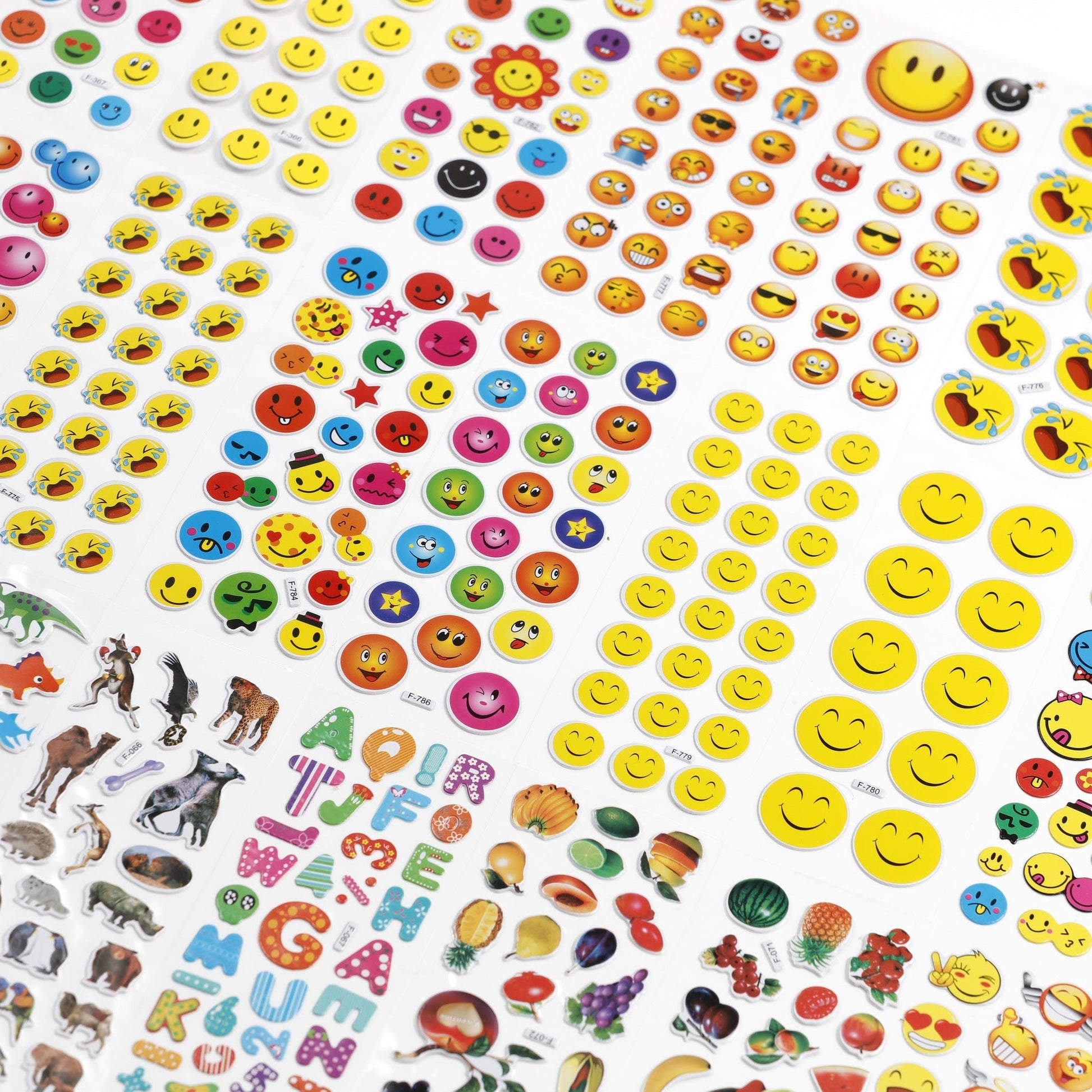 Image of Bulk Puffy Sticker Unisex in Hand Display