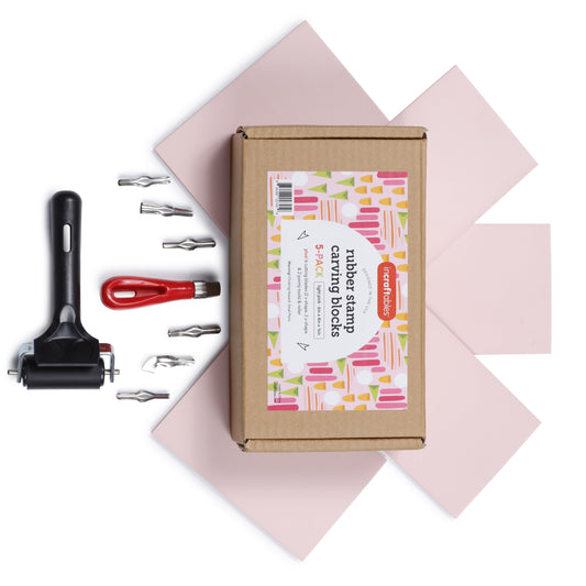 Image of Bulk Rubber Stamp Making Set Overview