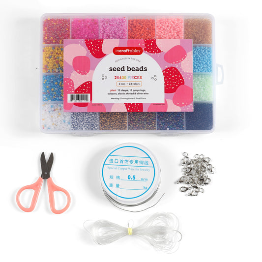 Image of Bulk Seed Beads Set Overview 