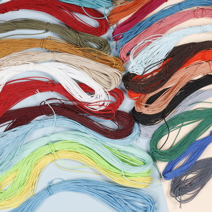 Image of Bulk Waxed Polyester Cord Assortment Display 