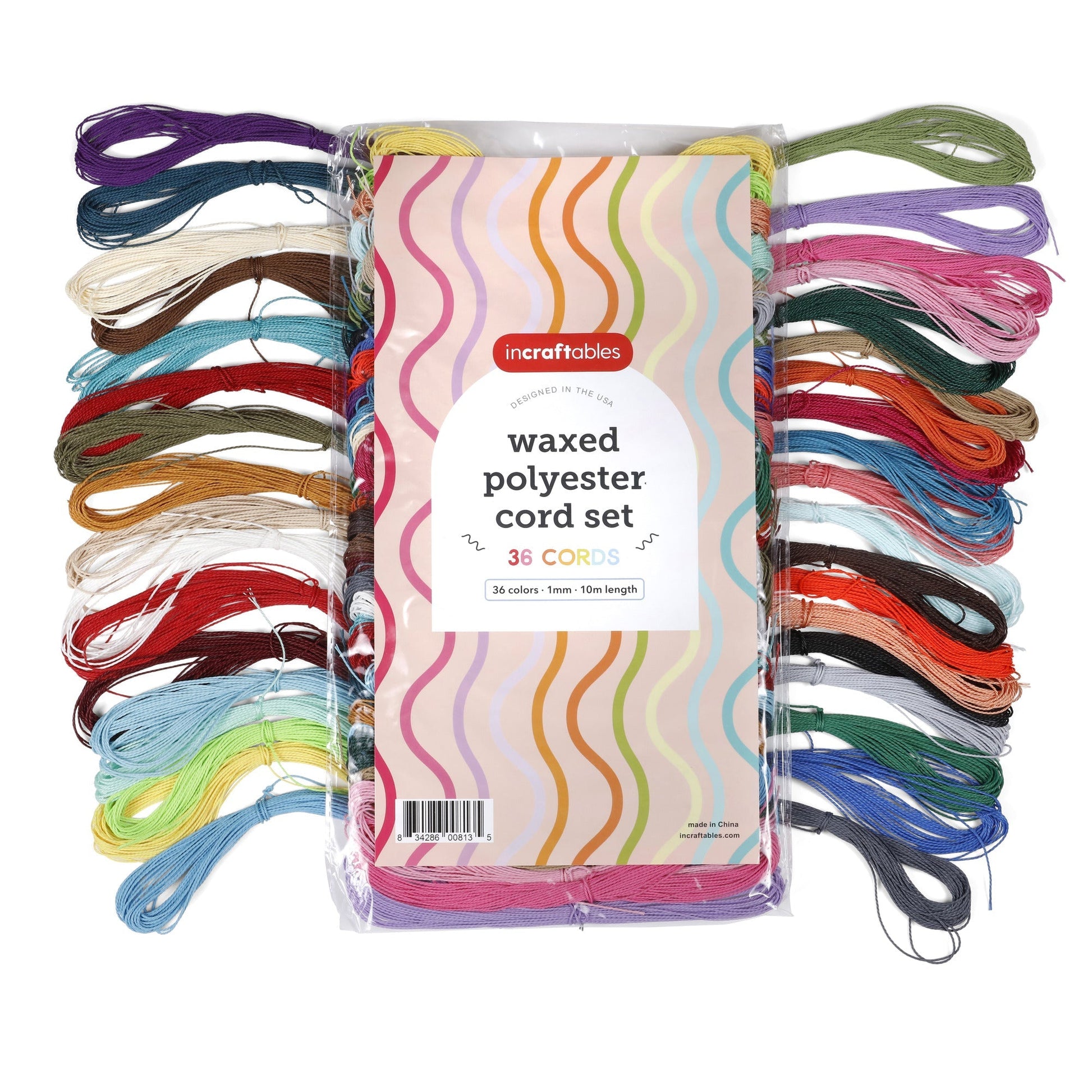 Image of Bulk Waxed Polyester Cord Overview | Caption-Bulk Waxed Polyester Cord Overview