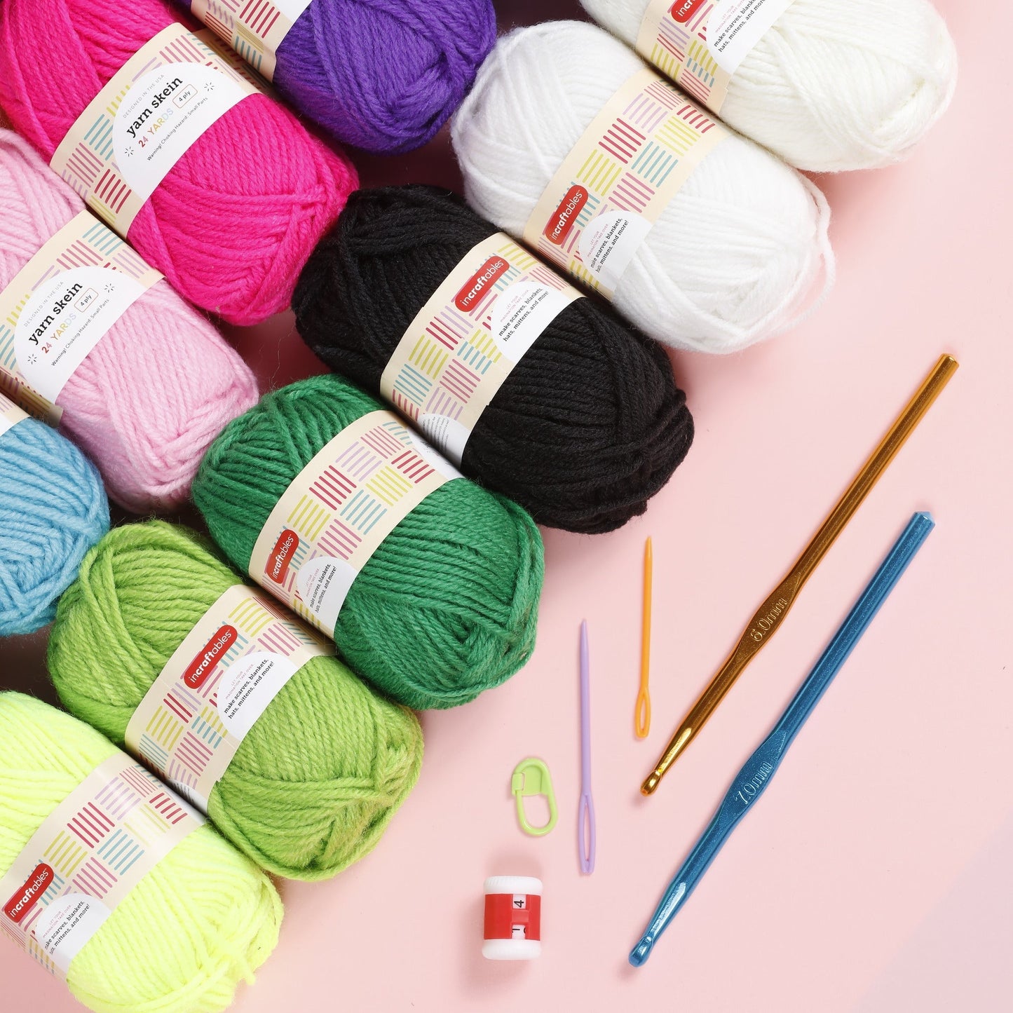 Image of Bulk Yarn Set in Arrangement | Caption-Bulk Yarn Set in Arrangement