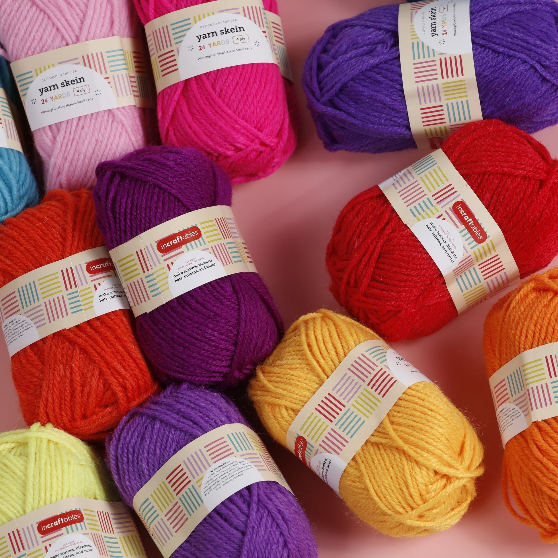 Image of Bulk Yarn Set in Hand Display