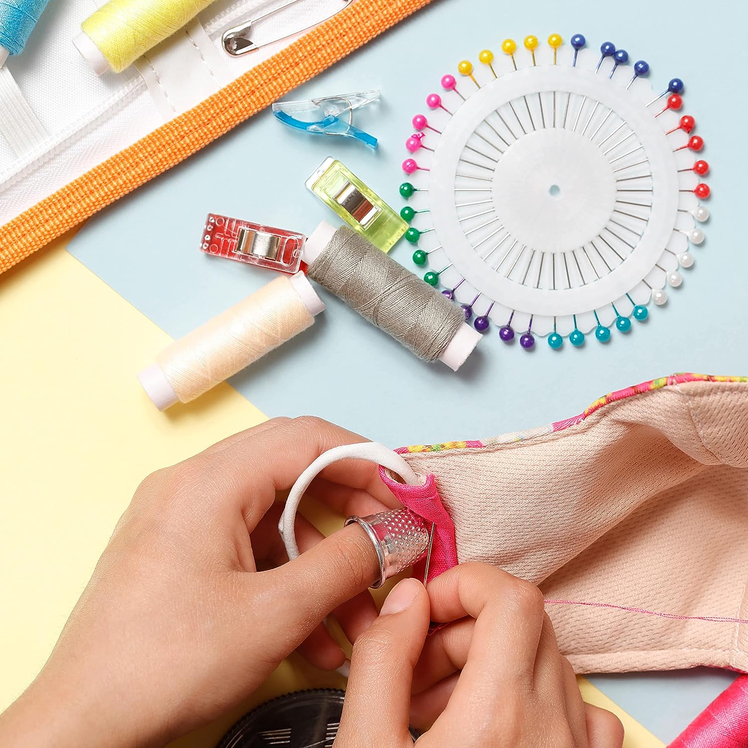 Image of Close-up of Bulk Sewing Kit