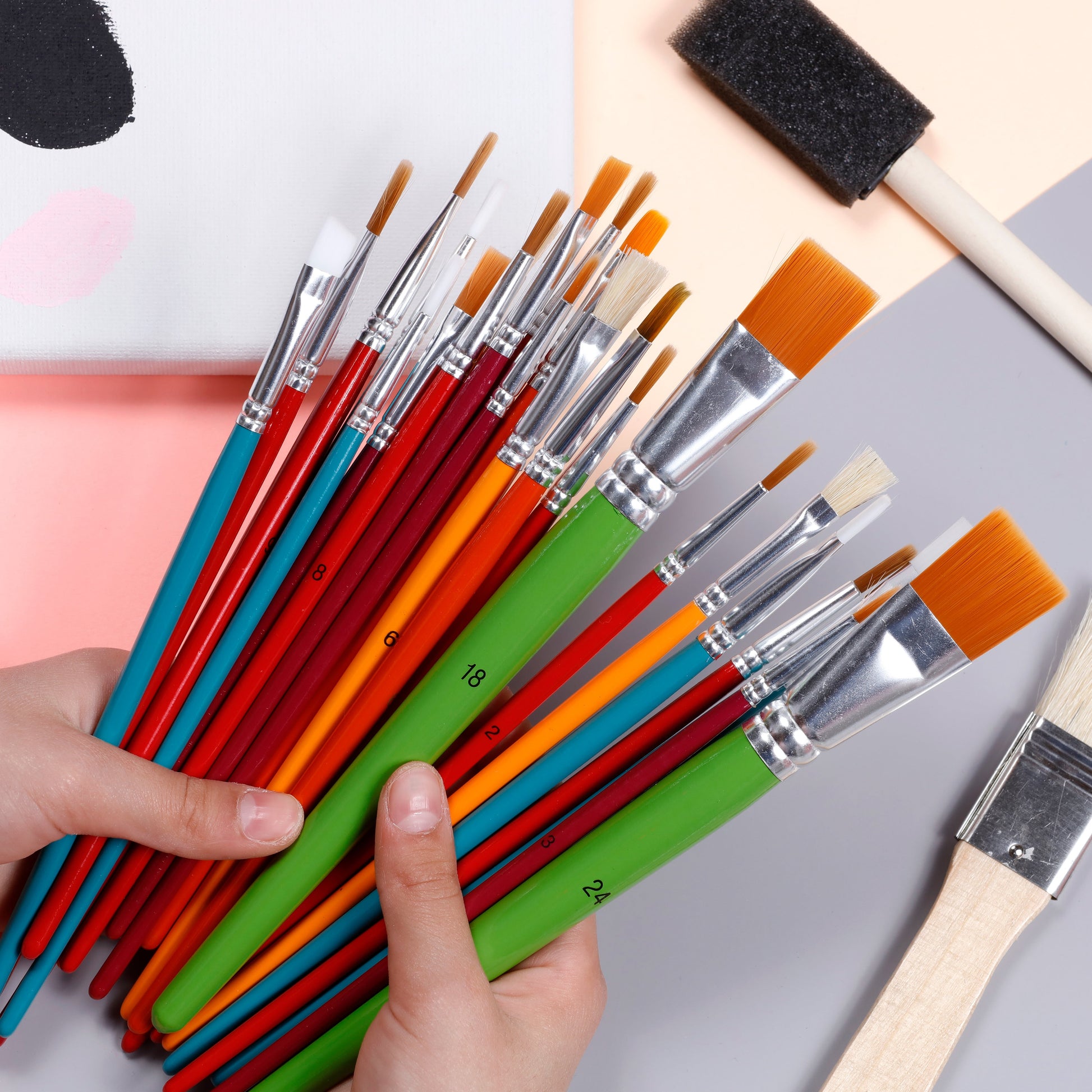 Image of Close-up of Paint Brush Bristles