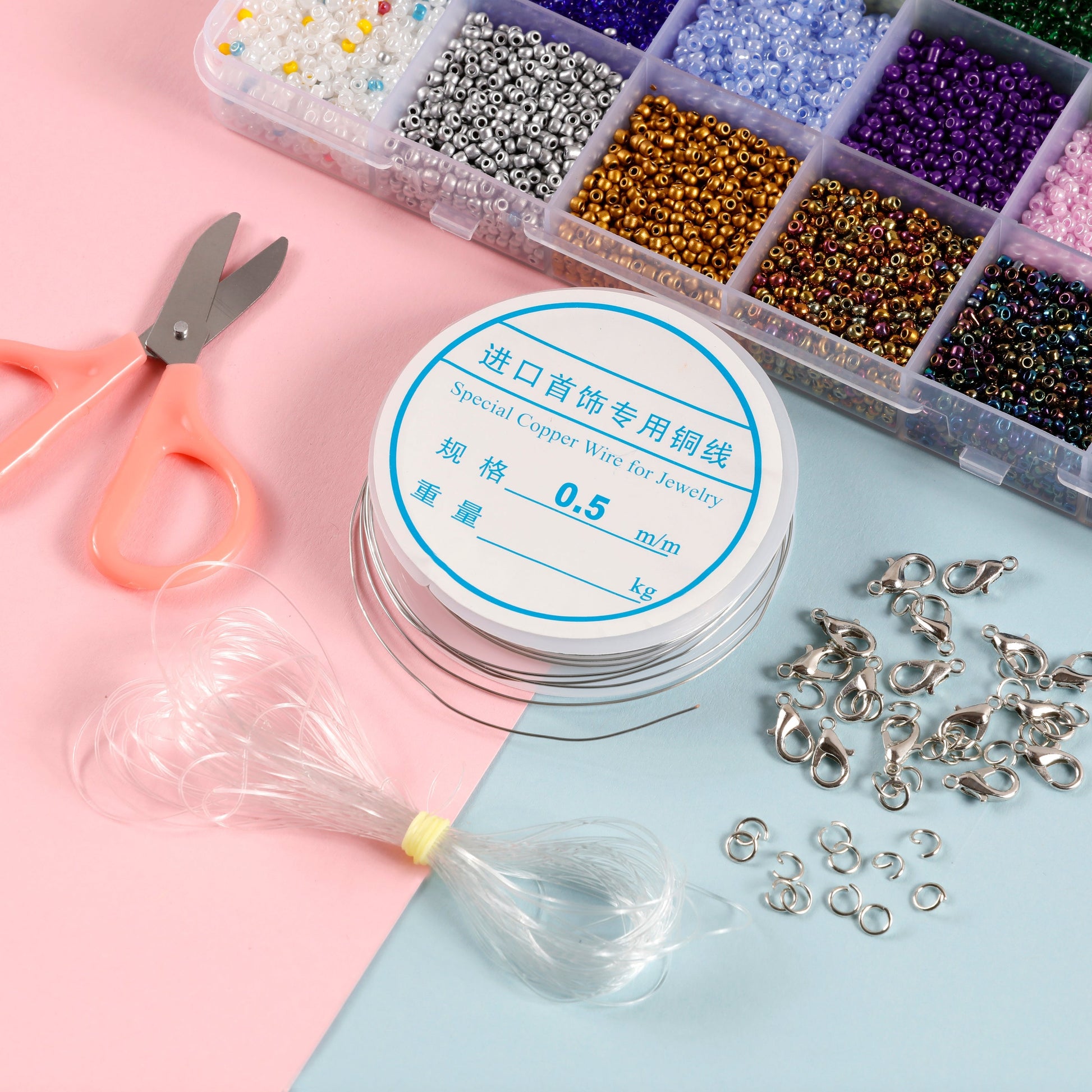 Image of Crafting Tools and Accessories with Bulk Seed Beads