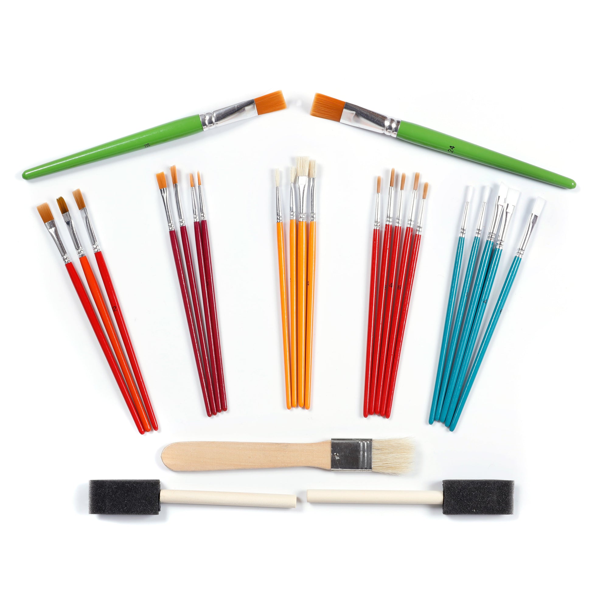 Image of Display of Assorted Paint Brushes | Caption-Display of Assorted Paint Brushes