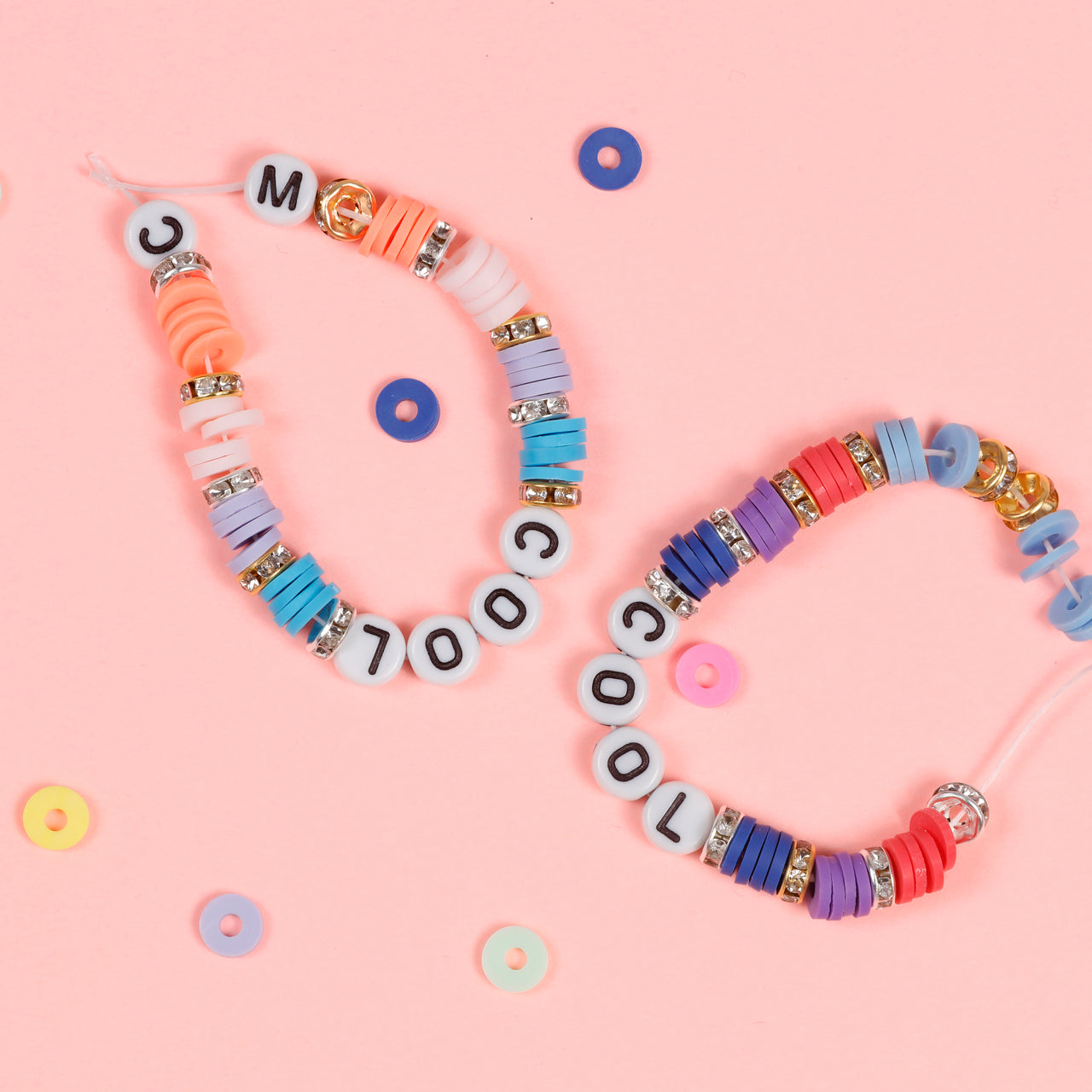 Image of Heishi Beads Jewelry Making Close-up