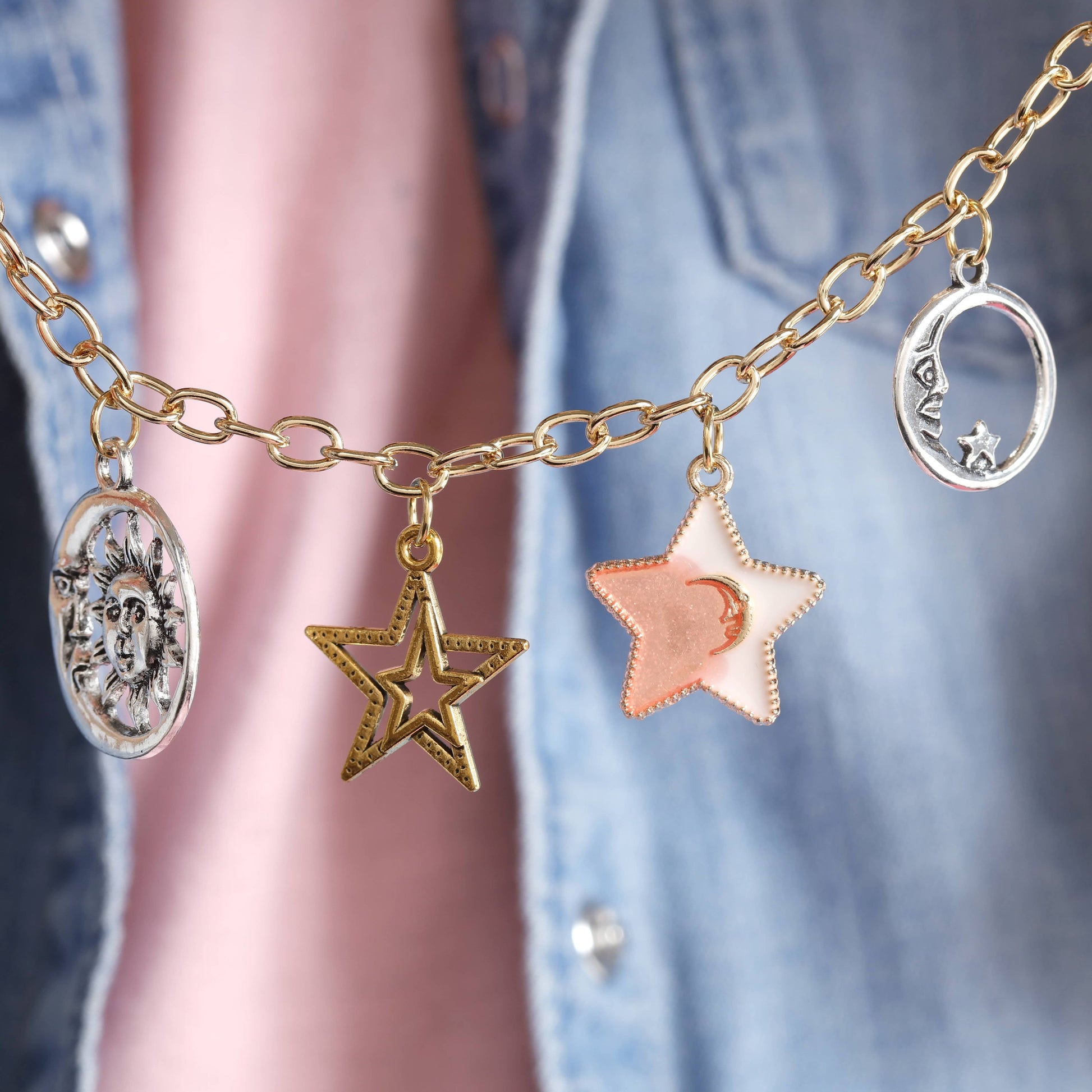 Image of Jewelry Making with Bulk Star Charms | Caption-Jewelry Making with Bulk Star Charms