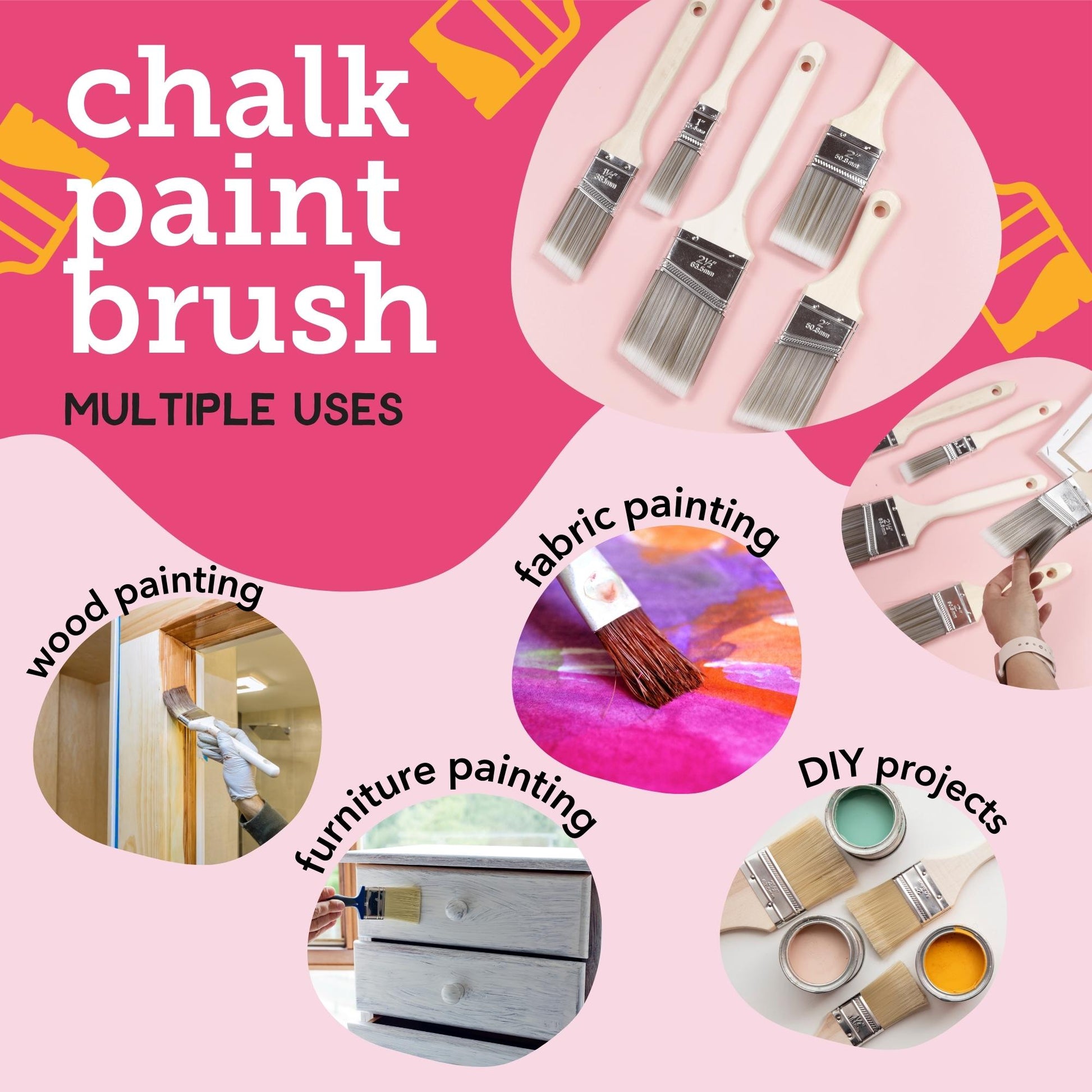Image of Multiple Uses for Bulk Chalk Paint Brush