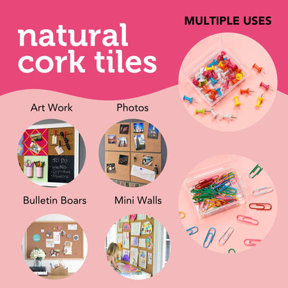 Image of Multiple Uses for Bulk Cork Board Tiles 