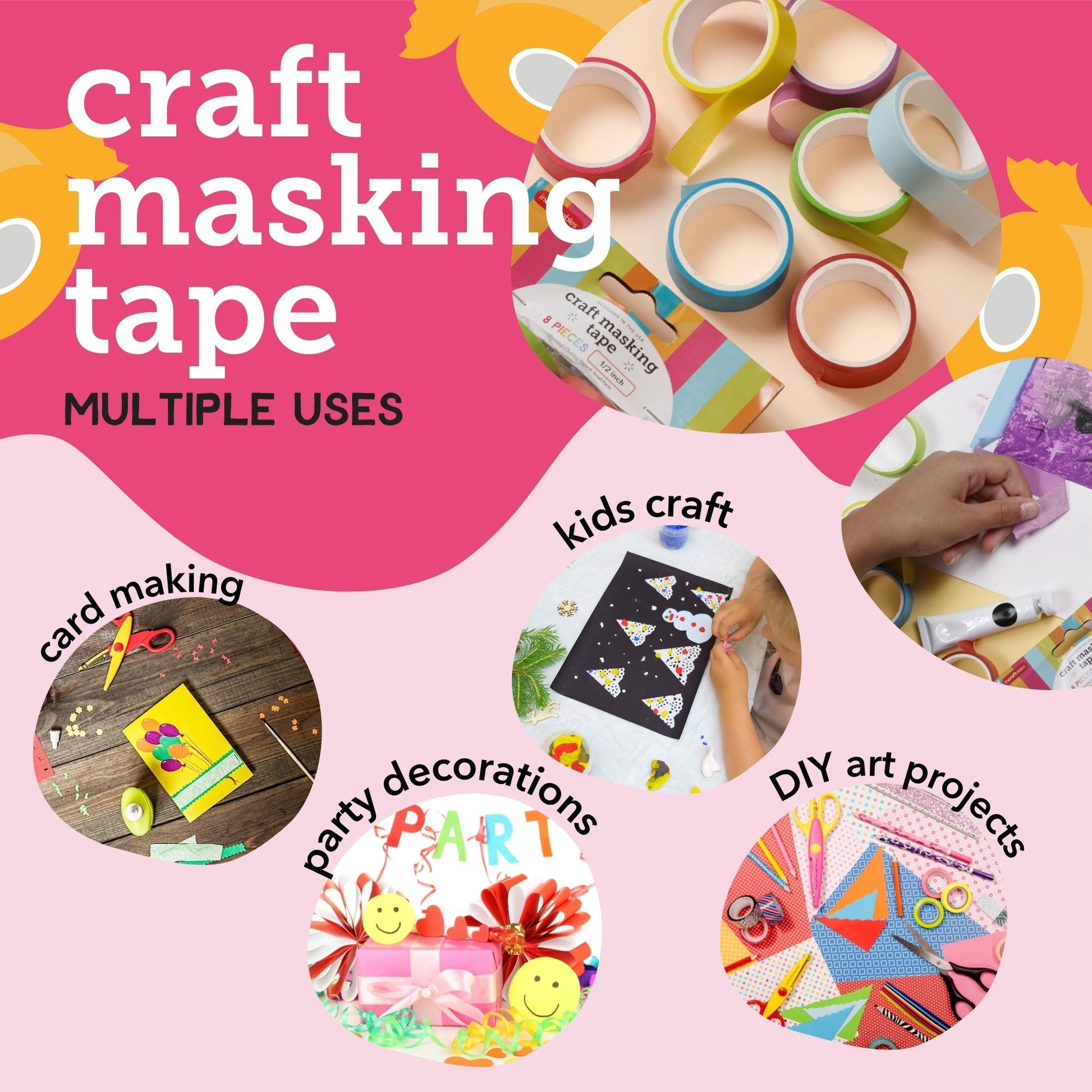 Image of Multiple Uses for Bulk Craft Masking Tape